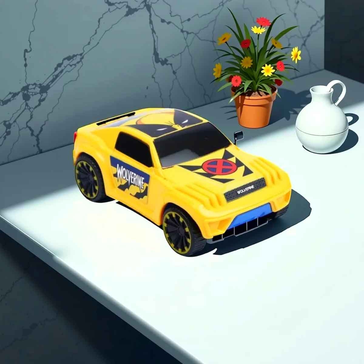 Marvel Wolverine Edition Mightiest Pull-Back SUV Unisex, 3-4 Years