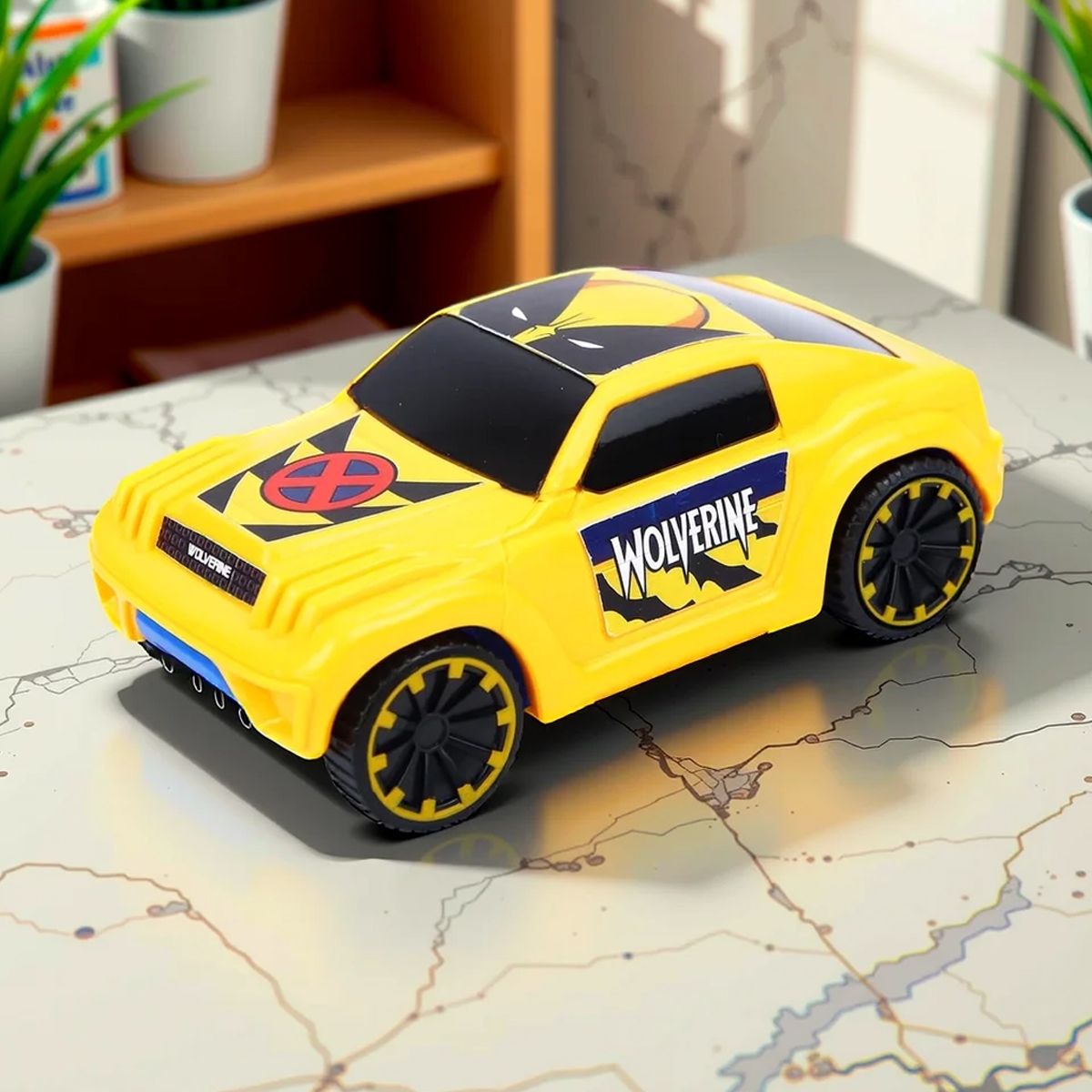 Marvel Wolverine Edition Mightiest Pull-Back SUV Unisex, 3-4 Years