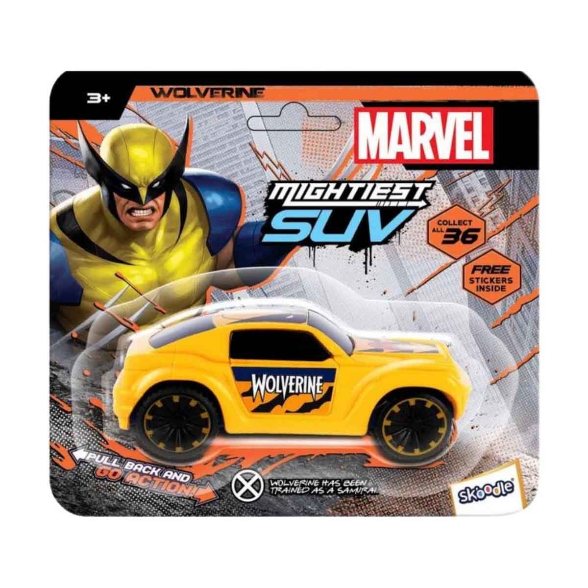 Marvel Wolverine Edition Mightiest Pull-Back SUV Unisex, 3-4 Years