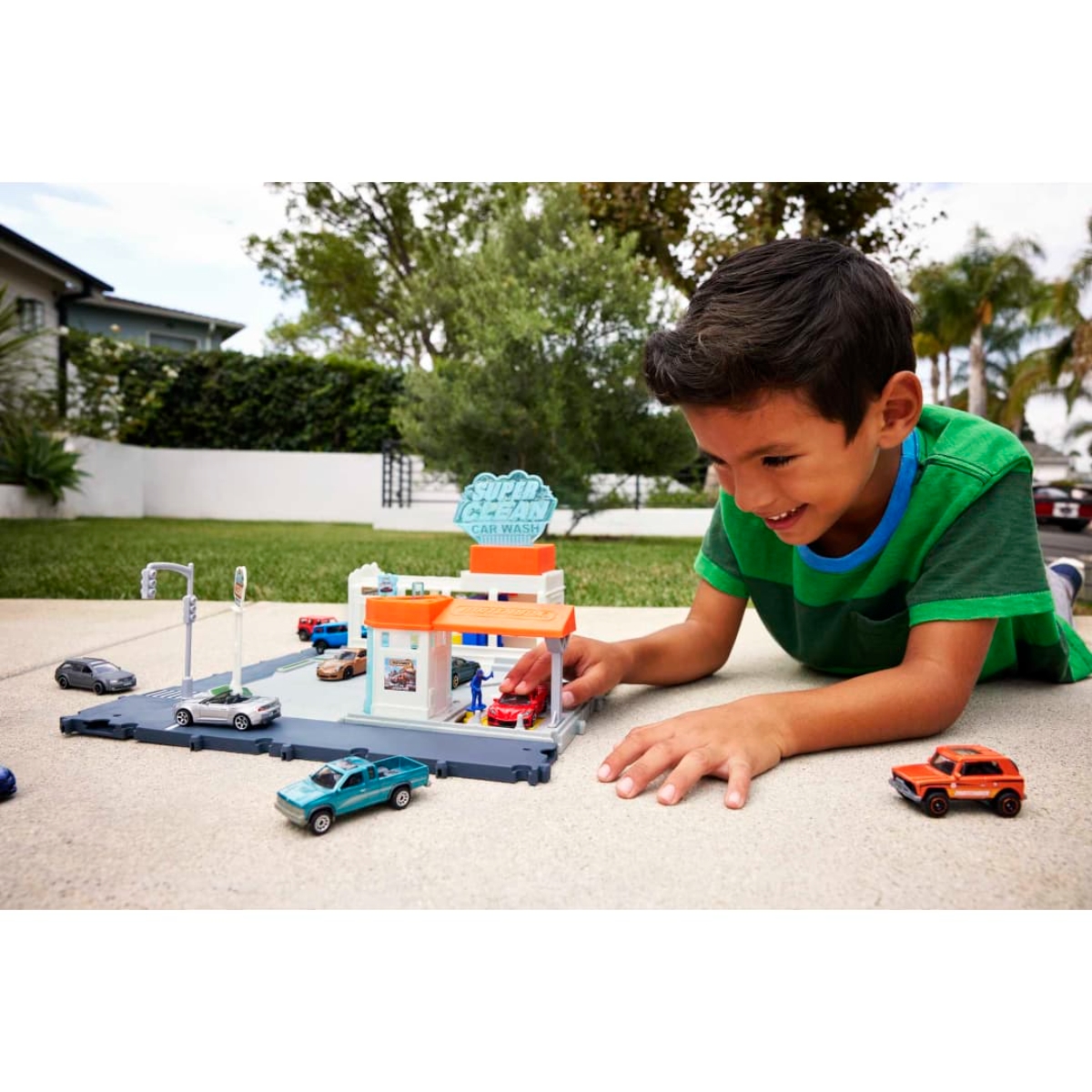 Matchbox Action Drivers Super Clean Car Wash Playset Unisex, 3-4 Years