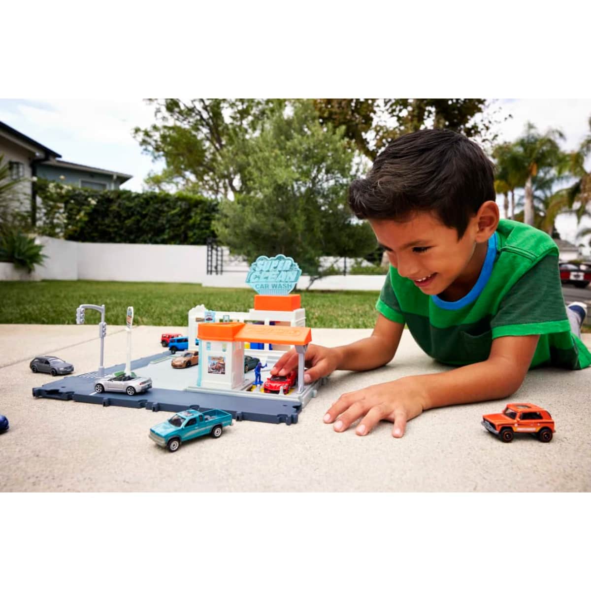 Matchbox Action Drivers Super Clean Car Wash Playset Unisex, 3-4 Years
