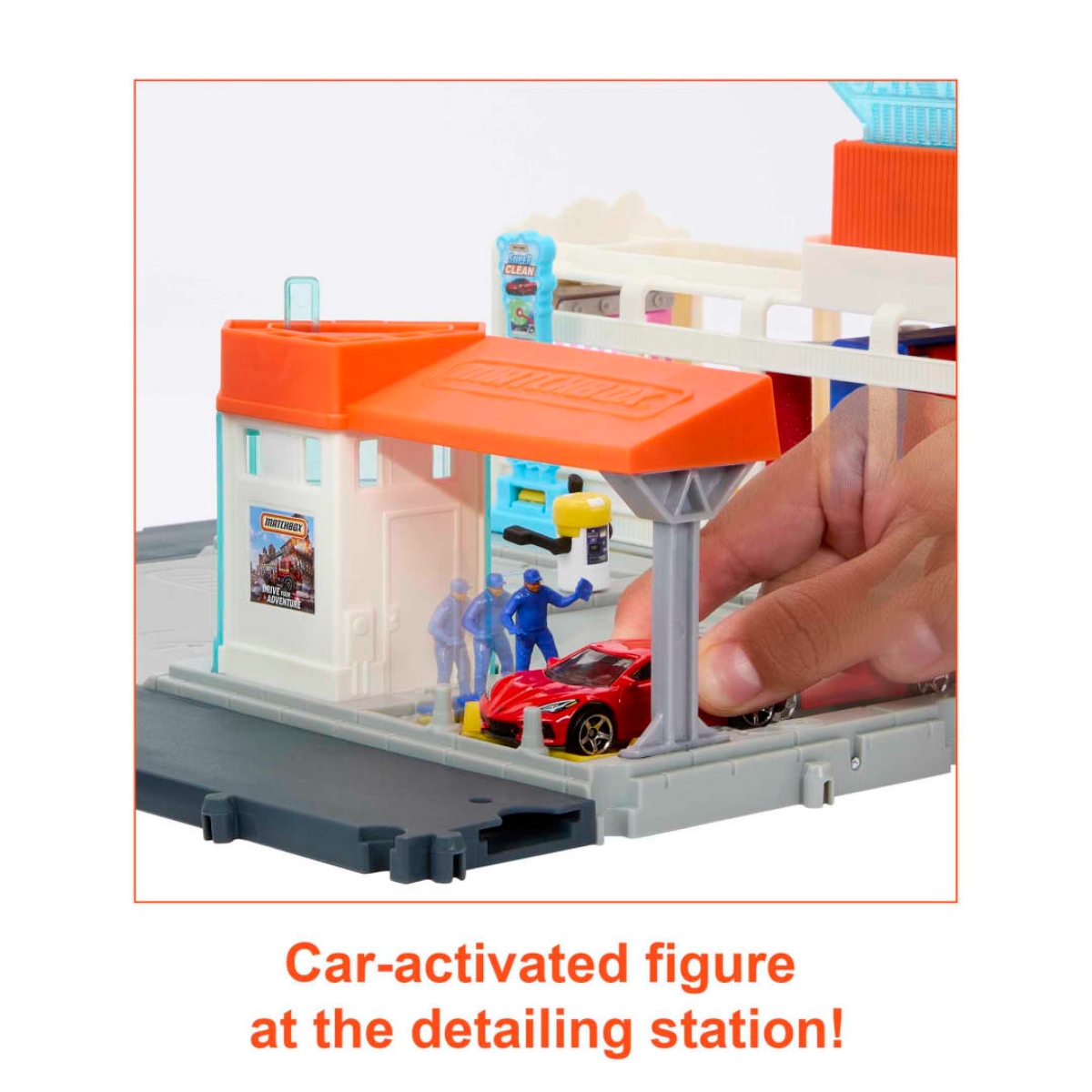 Matchbox Action Drivers Super Clean Car Wash Playset Unisex, 3-4 Years