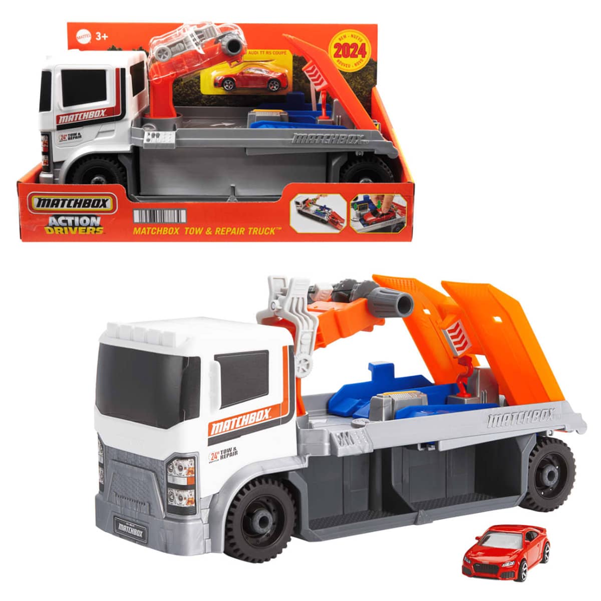 Matchbox Action Drivers Tow & Repair Service Truck Unisex, 3-4 Years