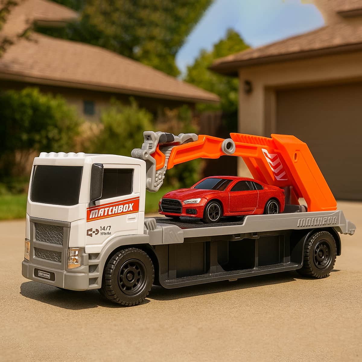 Matchbox Action Drivers Tow & Repair Service Truck Unisex, 3-4 Years