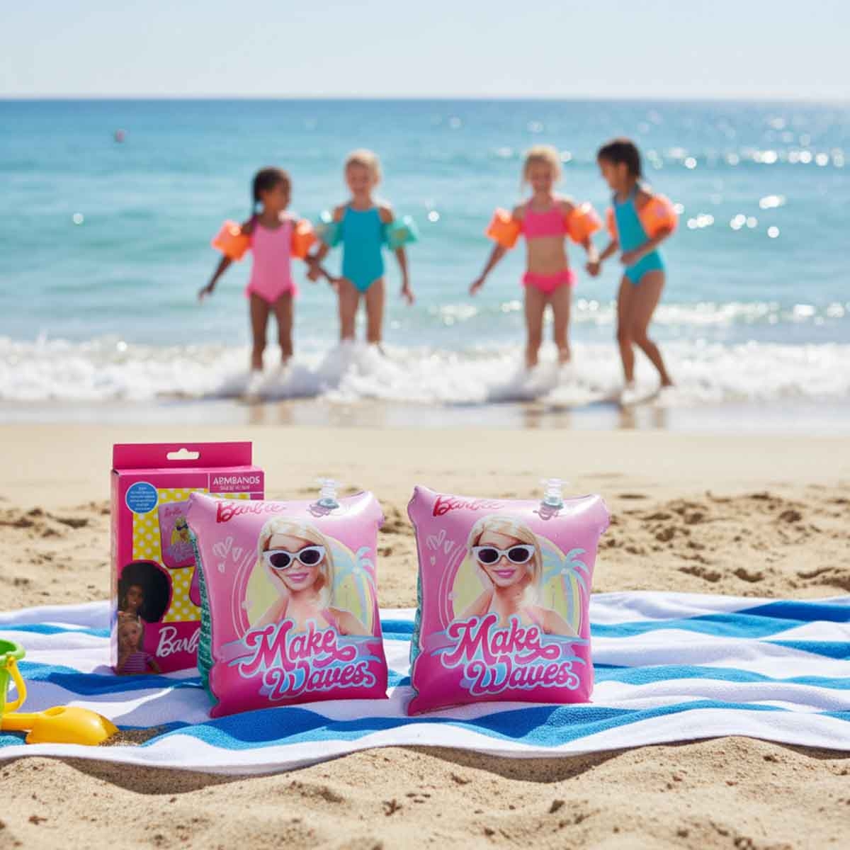 باربي عوامات للذراع للبنات، 3-4 سنوات