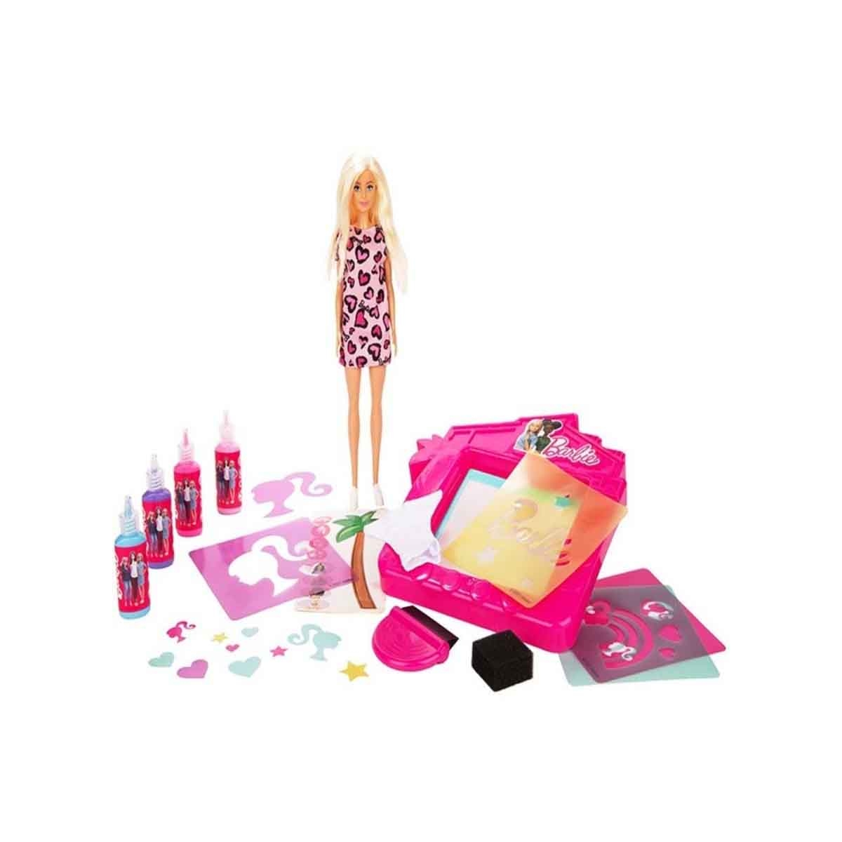 Barbie Printing Studio Including Barbie Doll Playset Girls, 3-4 Years