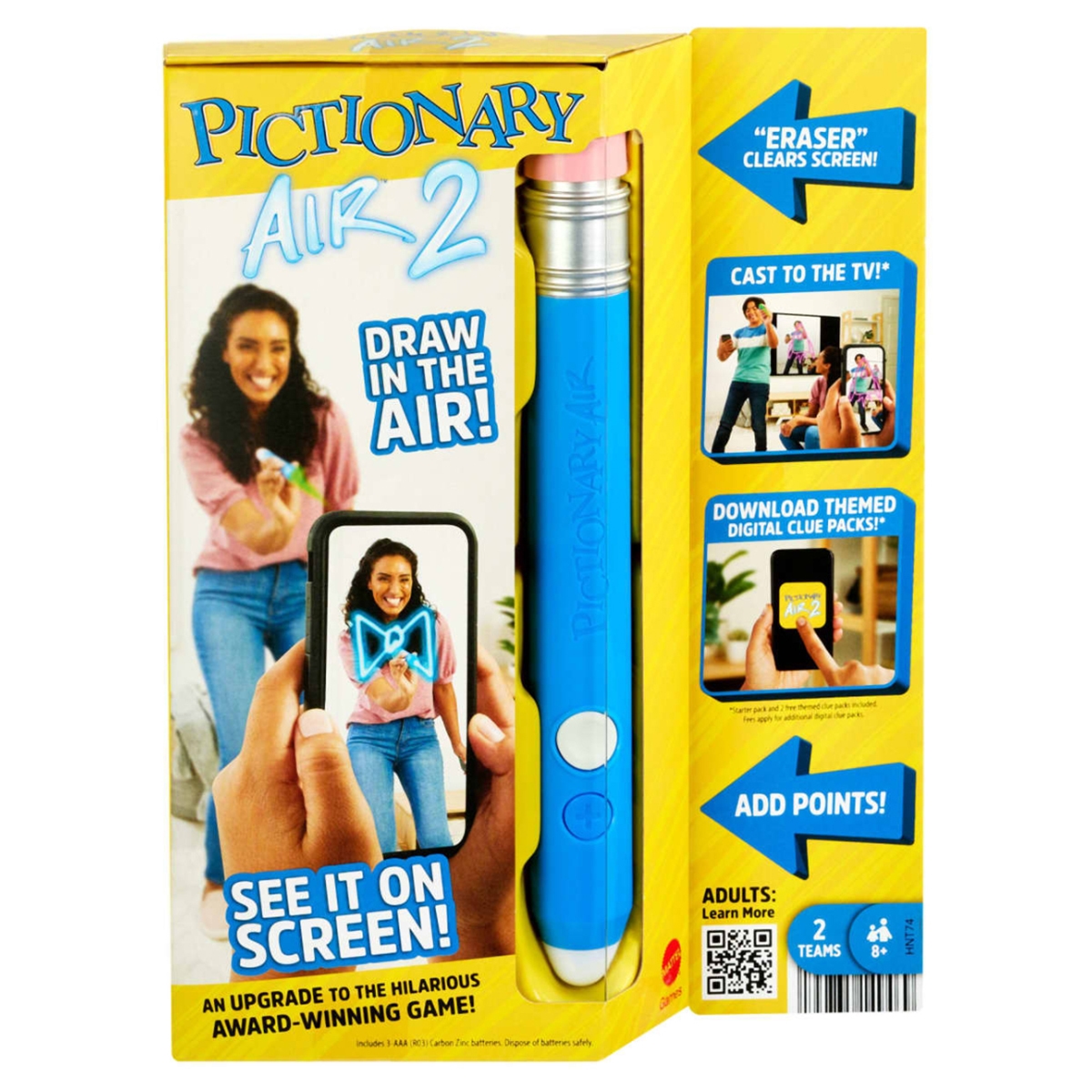Mattel Games Pictionary Air 2.0 Game Unisex, 8-10 Years