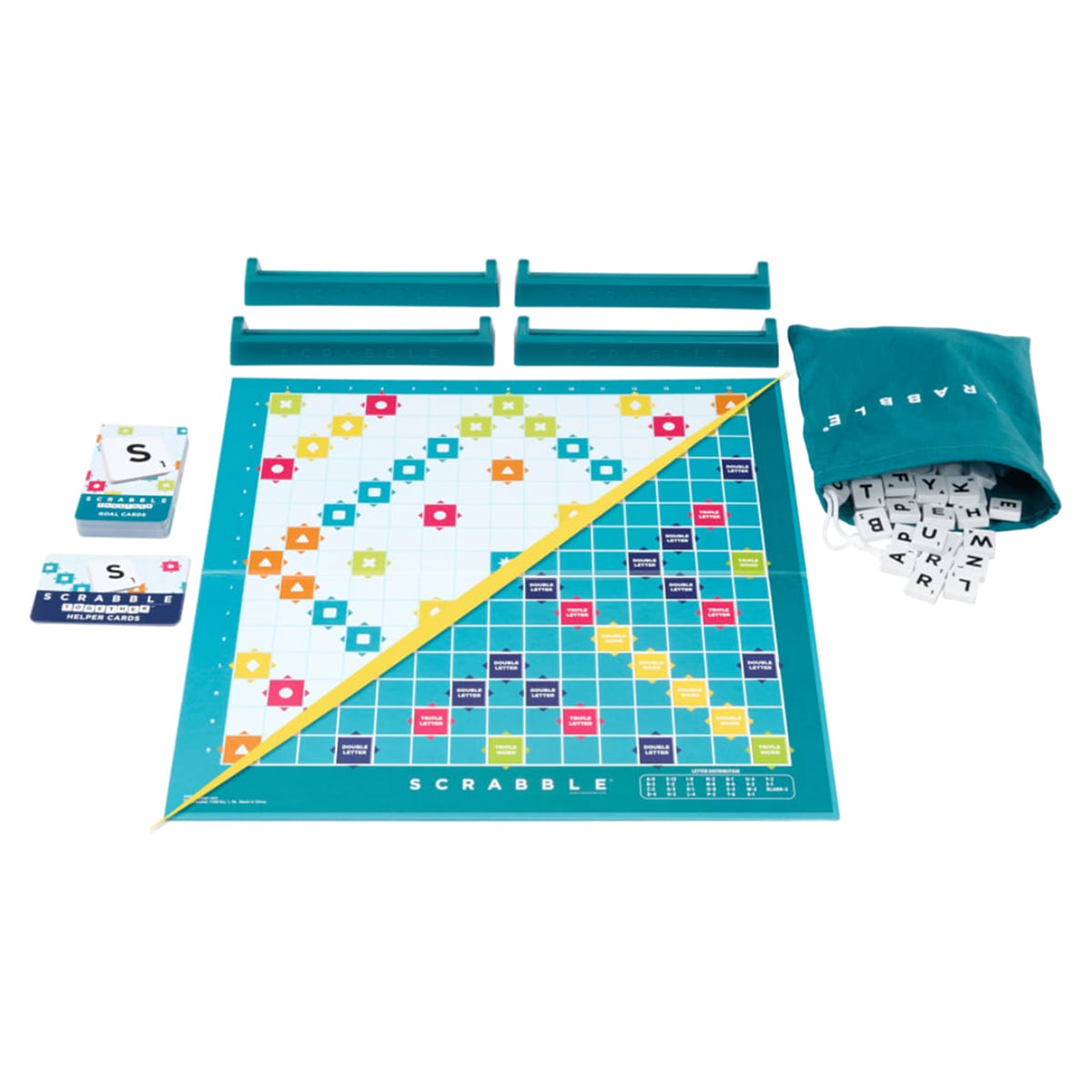 Mattel Games Scrabble Two Ways to Play Word Board Game Unisex, 8-10 Years