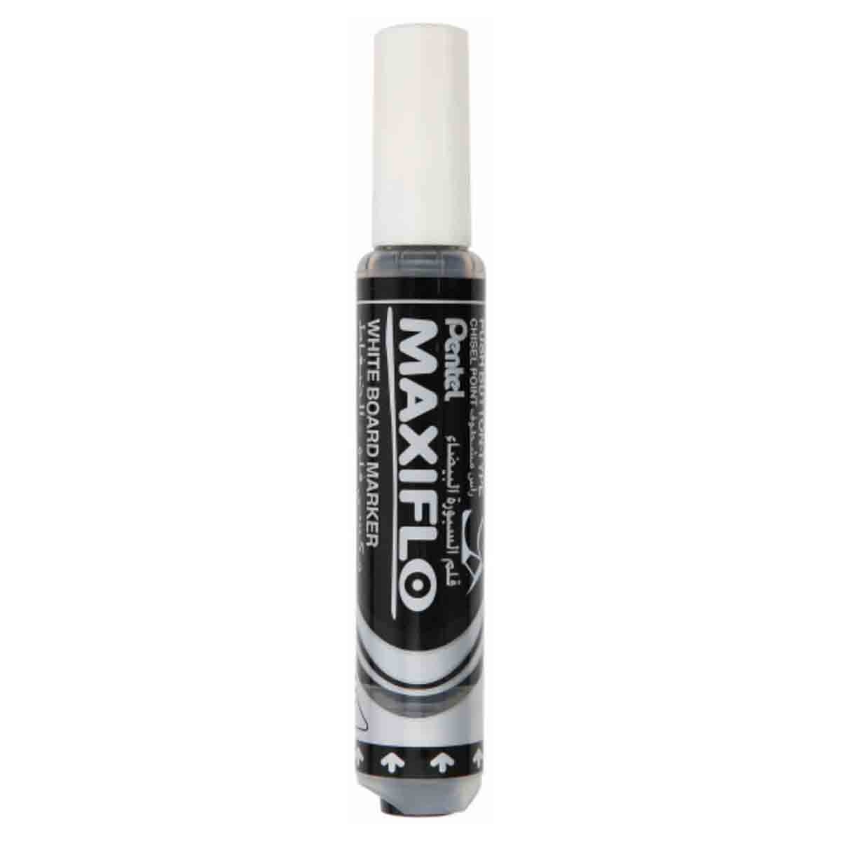 ماكسيفلو قلم وايت بورد بطرف مائل باللون الأسود