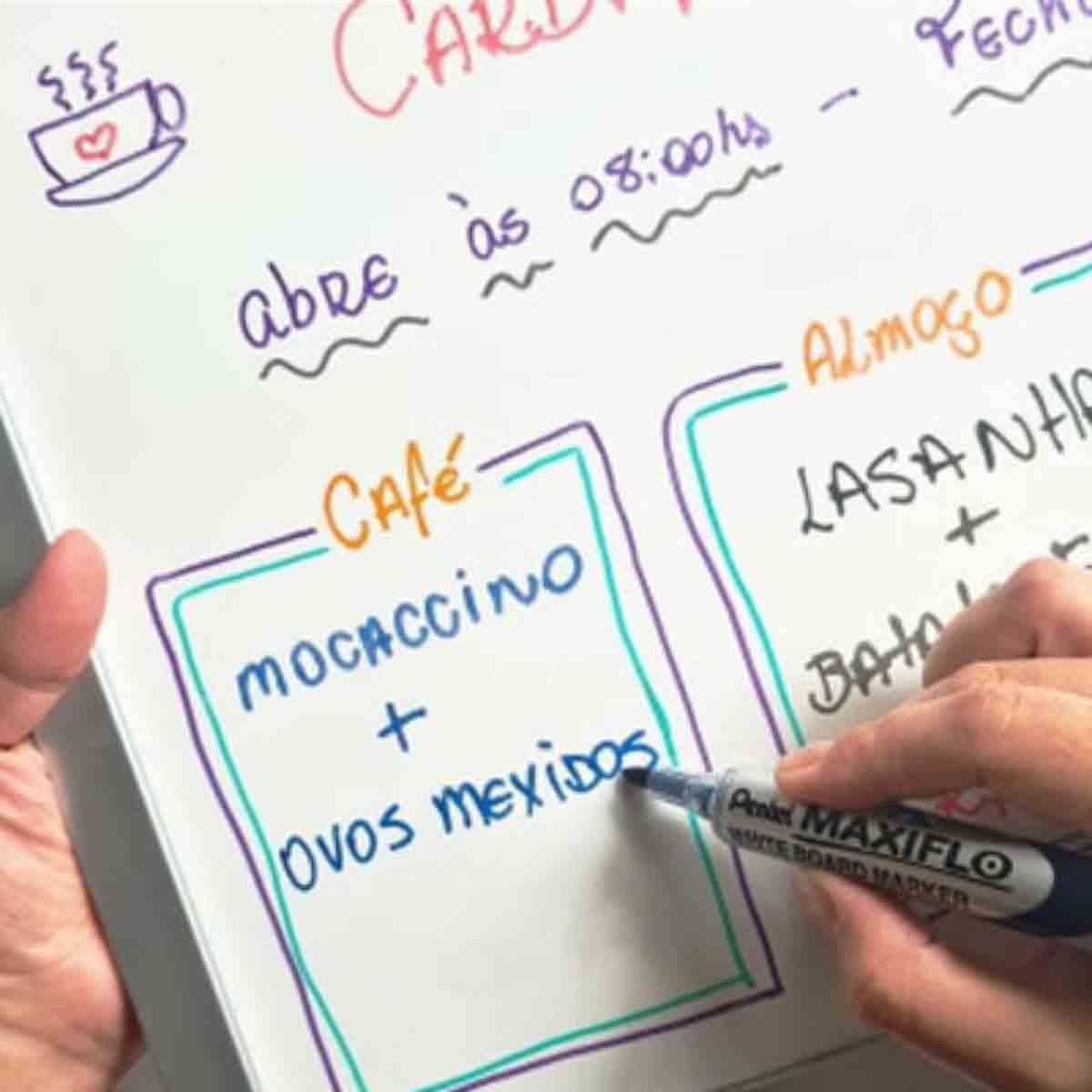 ماكسيفلو قلم وايت بورد بطرف مائل باللون الأزرق