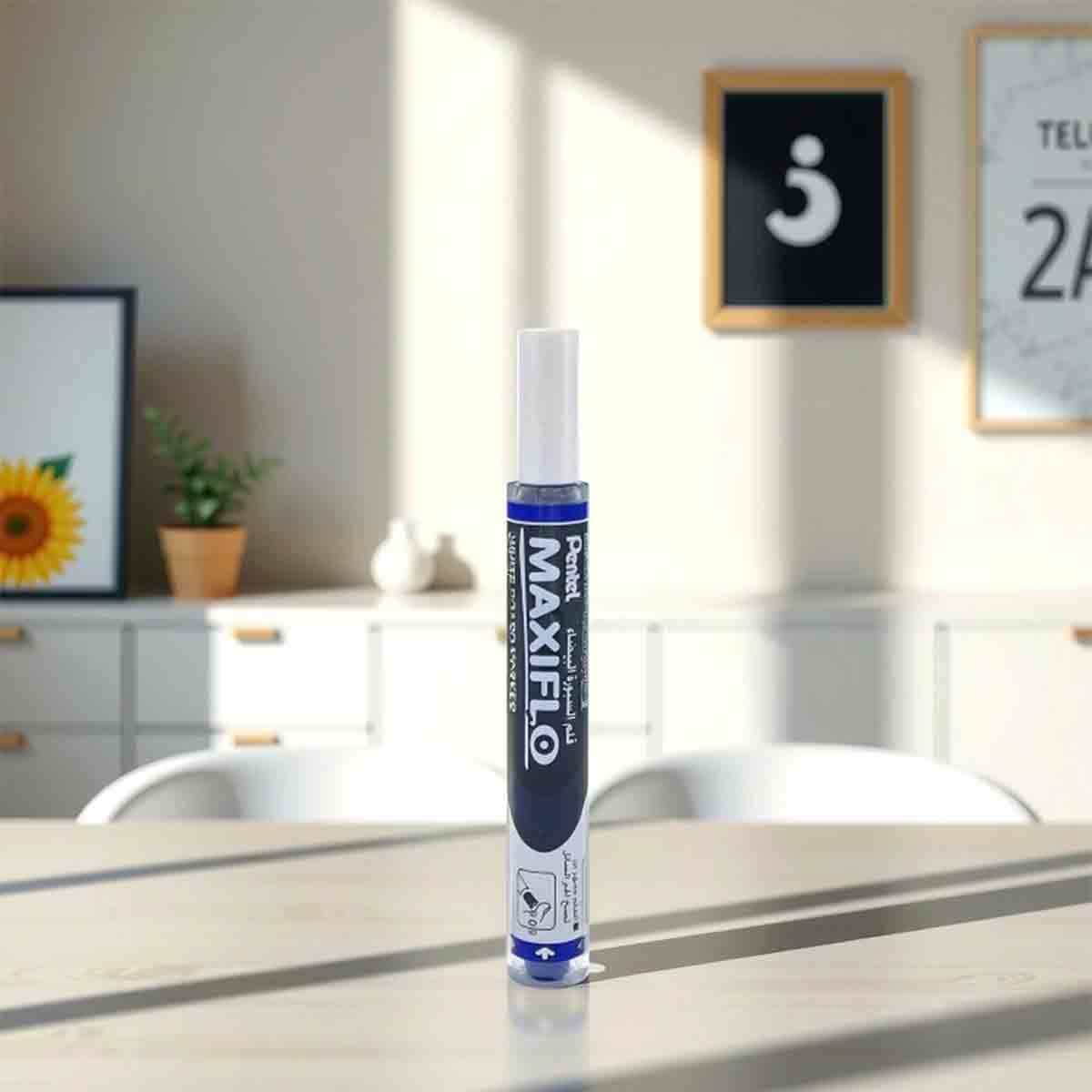 Maxiflo Slim Chisel Tip Whiteboard Marker Set, Pack of 4