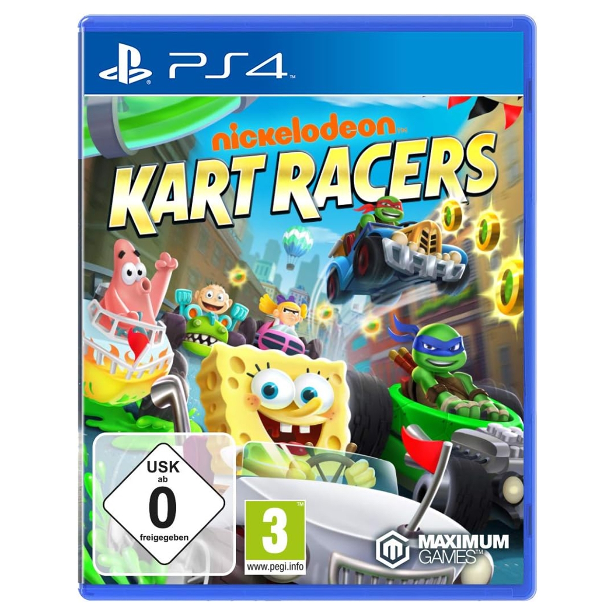 Maximum Games Nickelodeon: Kart Racers (International Version) Video Game for PlayStation 4