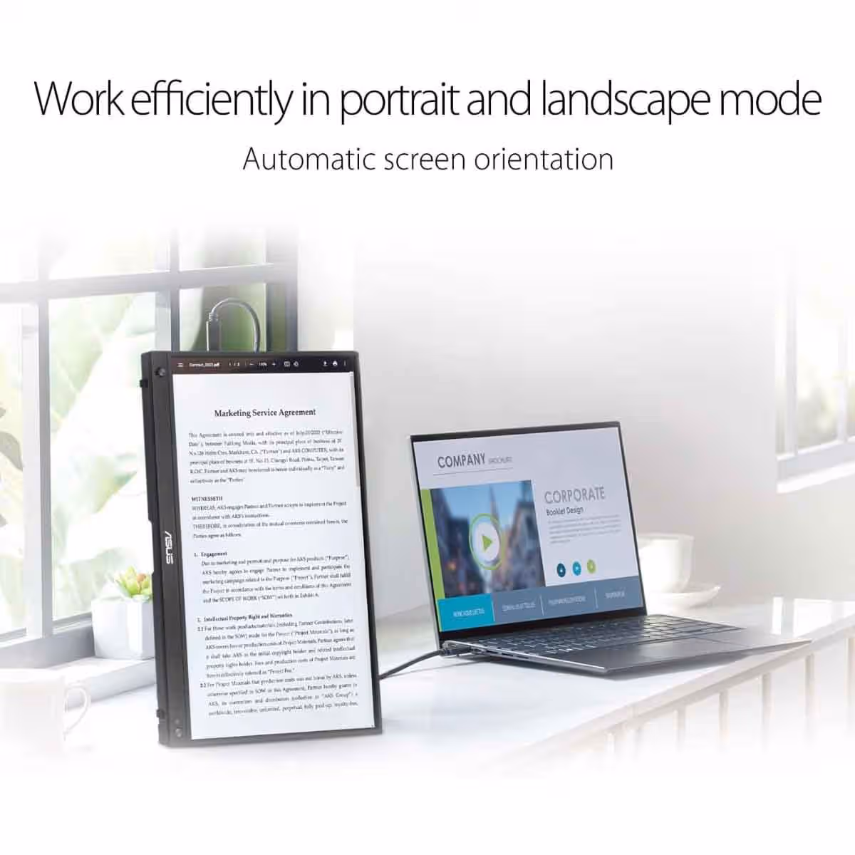 Asus 15.6" ZenScreen MB16AHG Portable Monitor