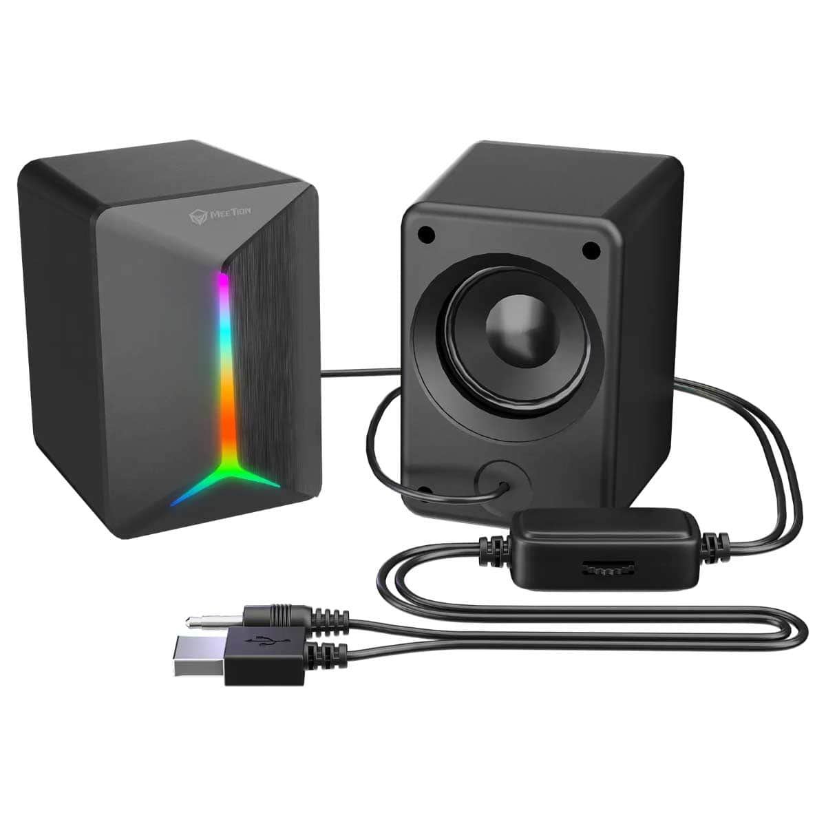 Meetion 2-Piece SP2011 Gaming Stereo Desktop Speaker Set