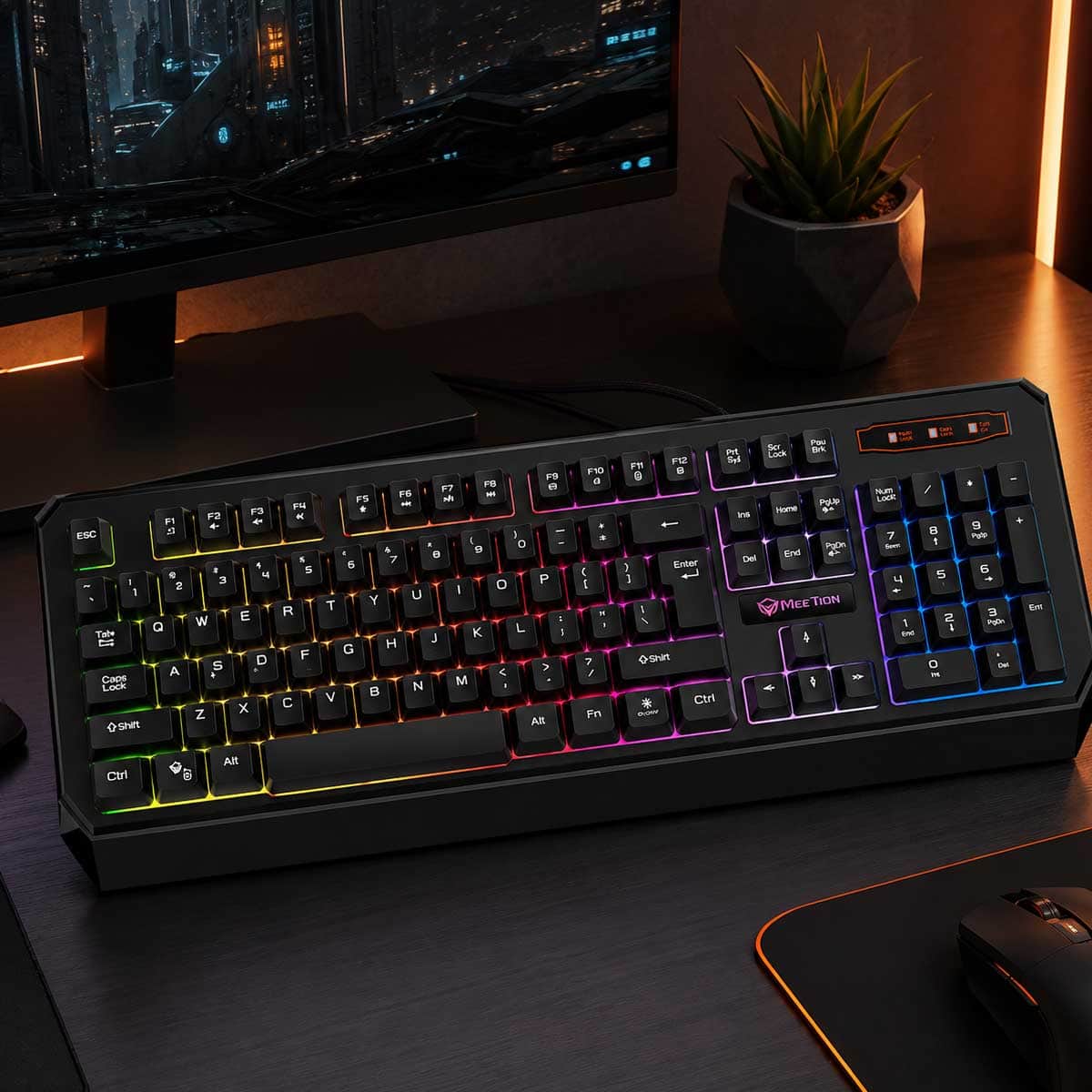 Meetion K9320 Waterproof Backlit Gaming Keyboard