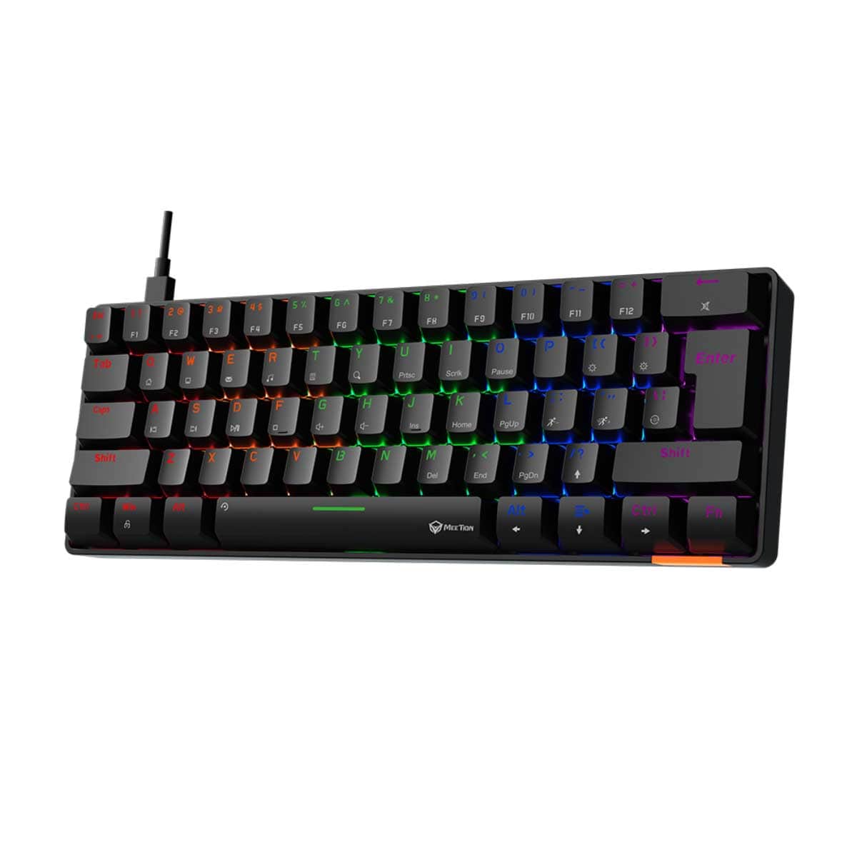 Meetion MK005 USB Wired 60% Mechanical Gaming Keyboard