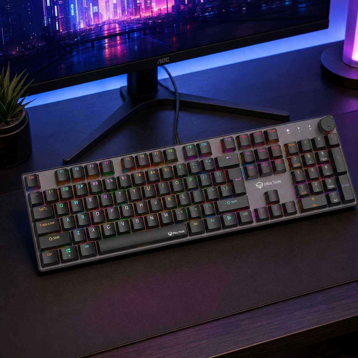 Meetion MK009 Pro Hot-Swap Wired Mechanical Gaming Keyboard
