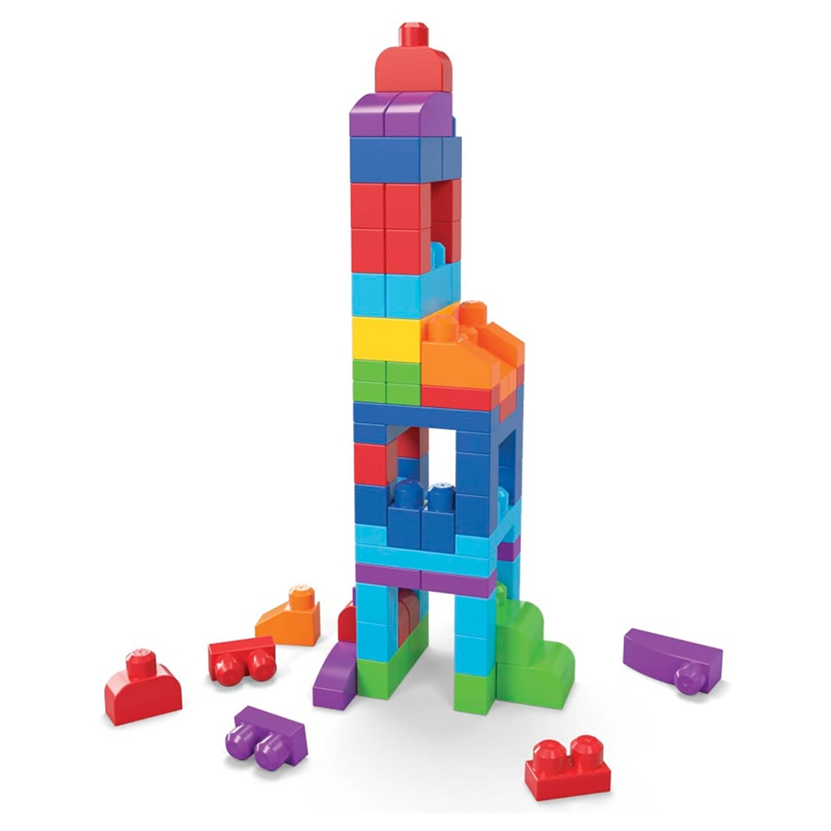 Mega Bloks Fisher-Price Blue Classic Big Building Block Set Toddler, 0-2 Years