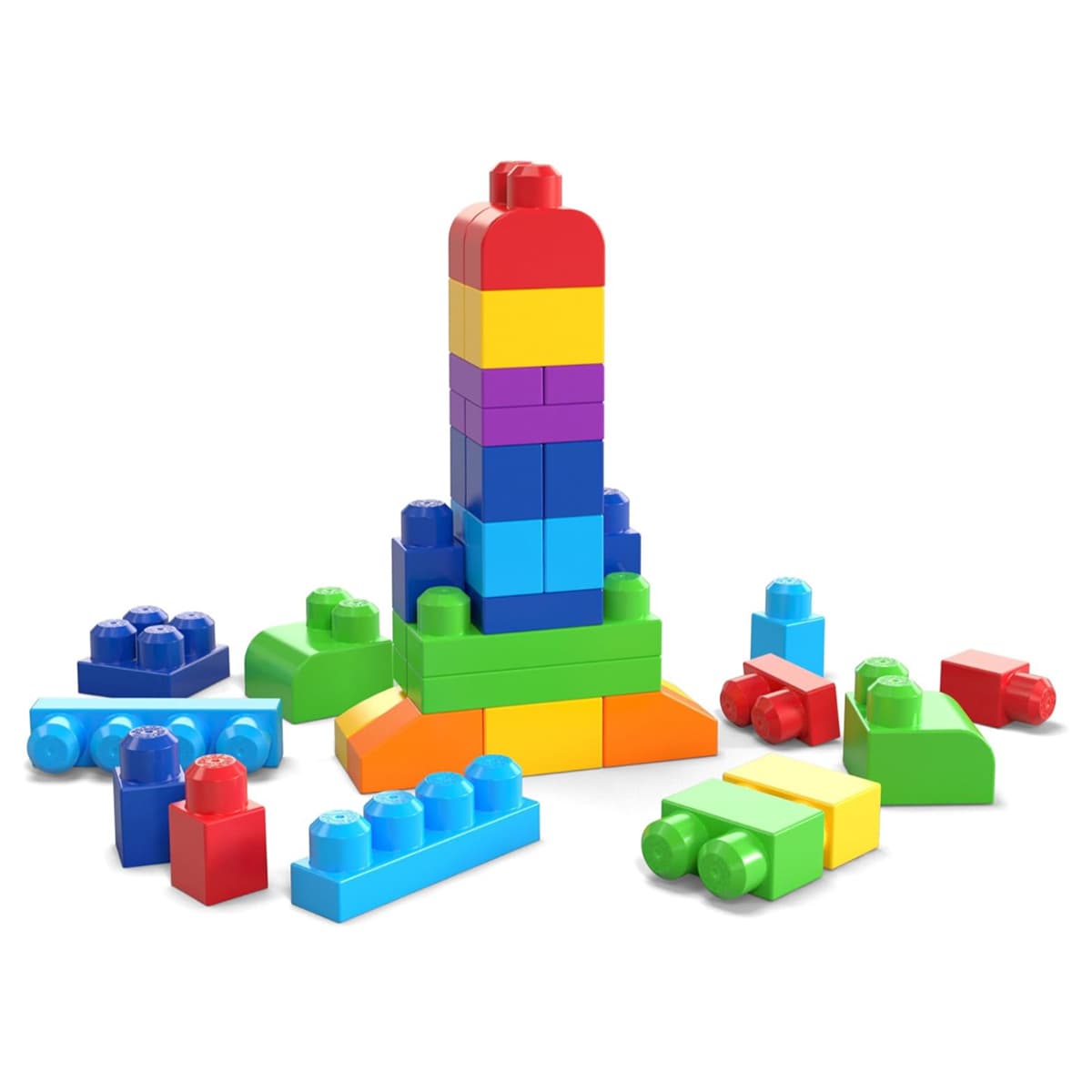 Mega Bloks Fisher-Price Classic Big Building Block Set Toddler, 0-2 Years