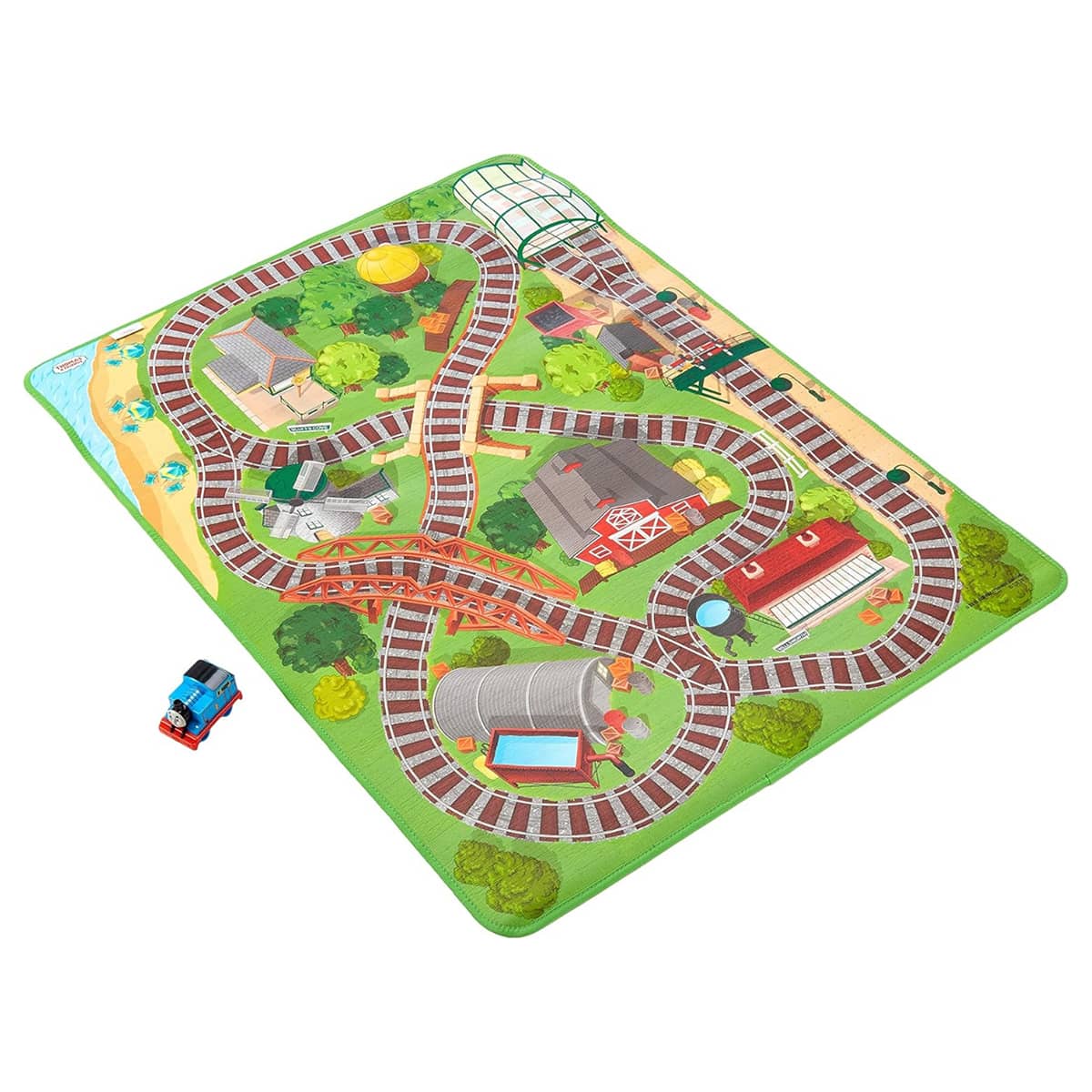 Mega Mat Thomas & Friends Original Playmat with Vehicle Unisex, 3-4 Years