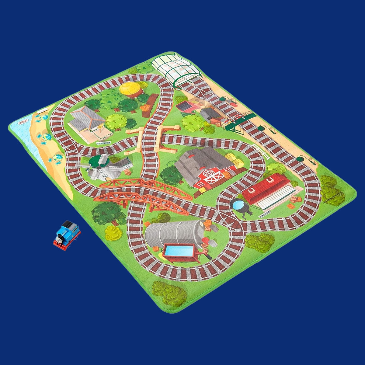 Mega Mat Thomas & Friends Original Playmat with Vehicle Unisex, 3-4 Years