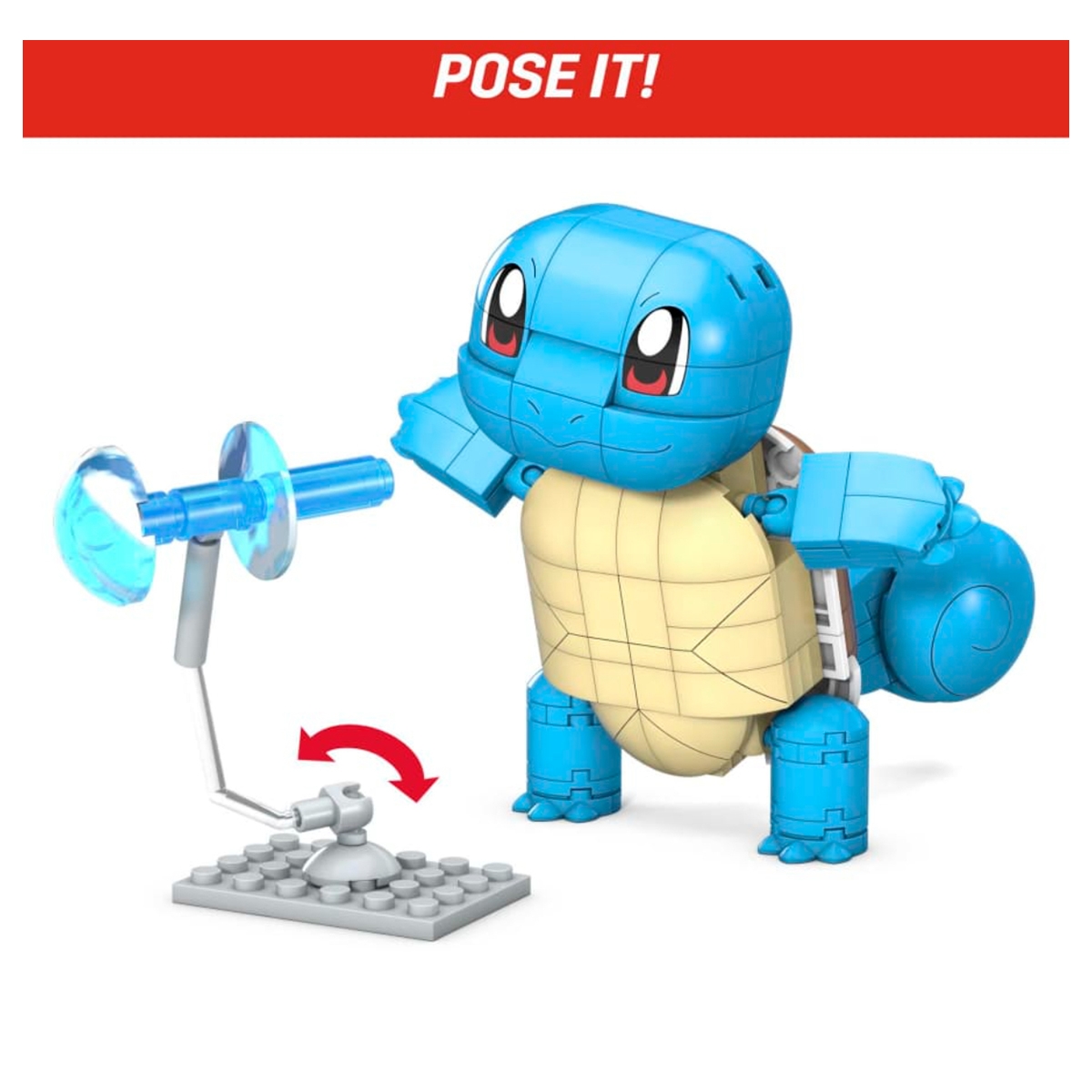 Mega Pokémon Build & Show Squirtle Building Set Unisex, 8-10 Years