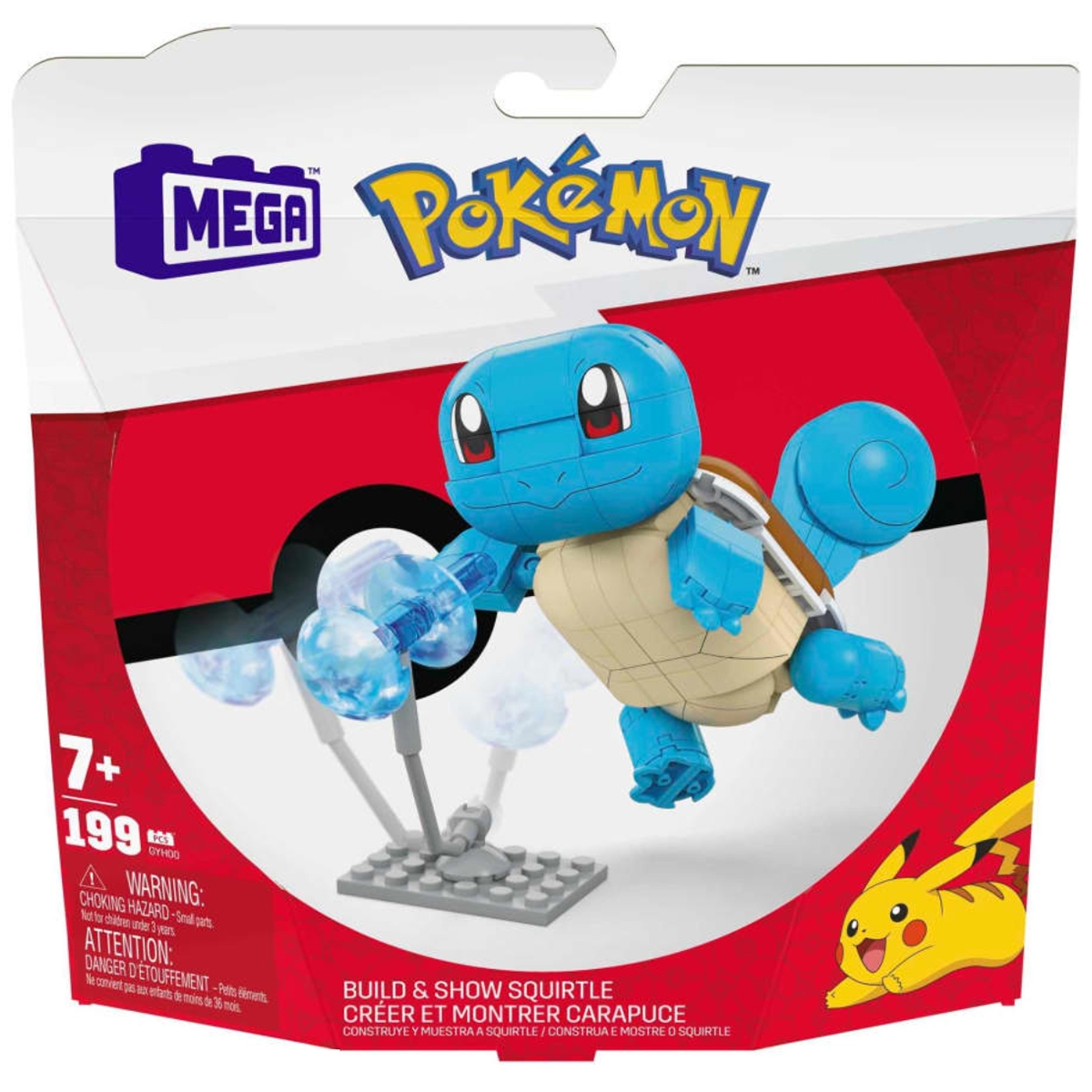 Mega Pokémon Build & Show Squirtle Building Set Unisex, 8-10 Years