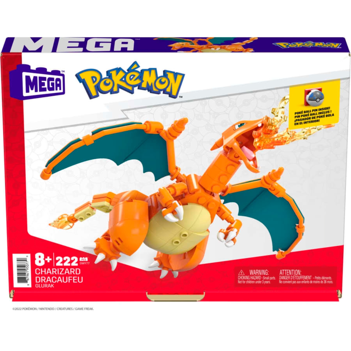 Mega Pokémon Charizard Building Set Unisex, 8-10 Years