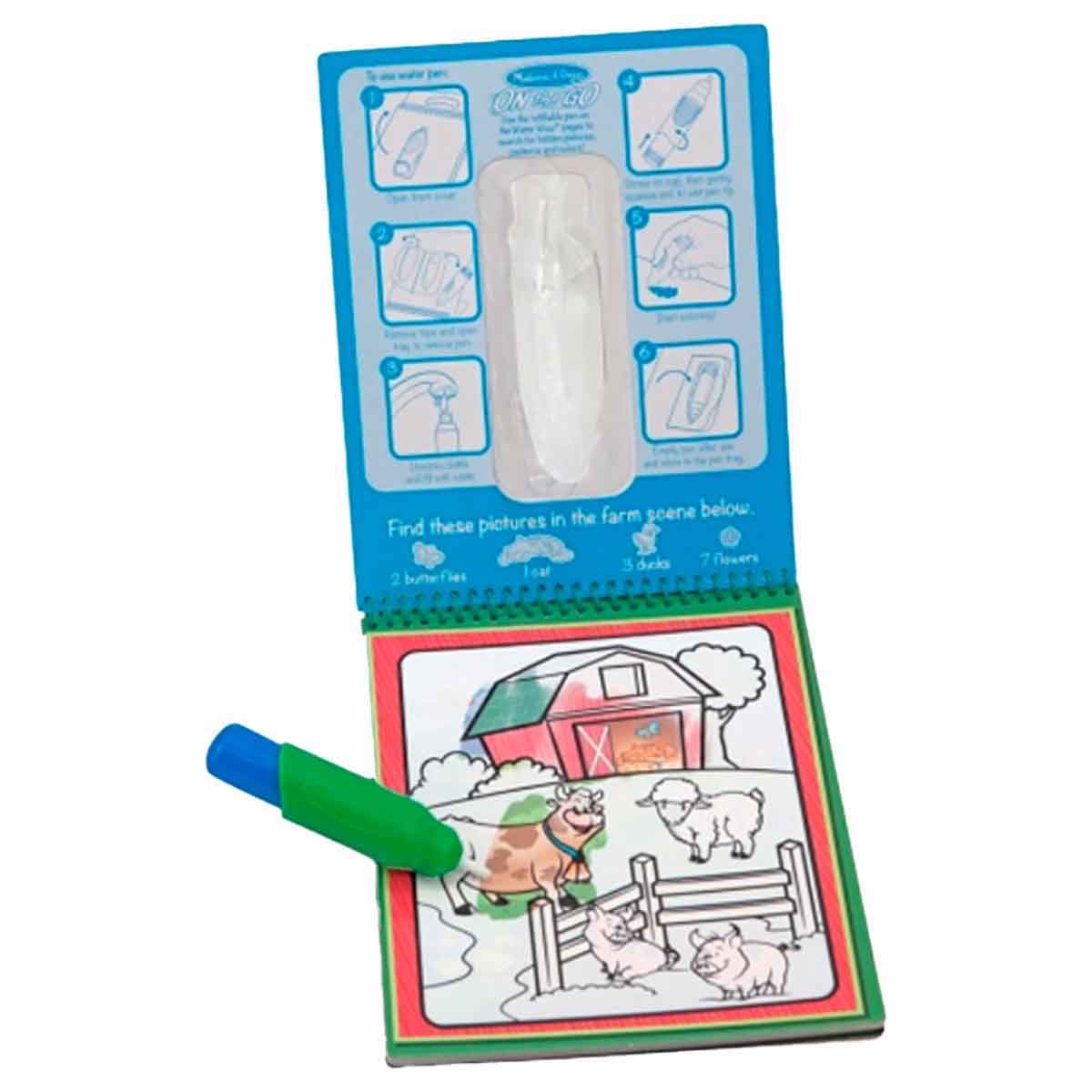 Melissa & Doug Animals Water Wow! Art Kit Unisex, 3-4 Years