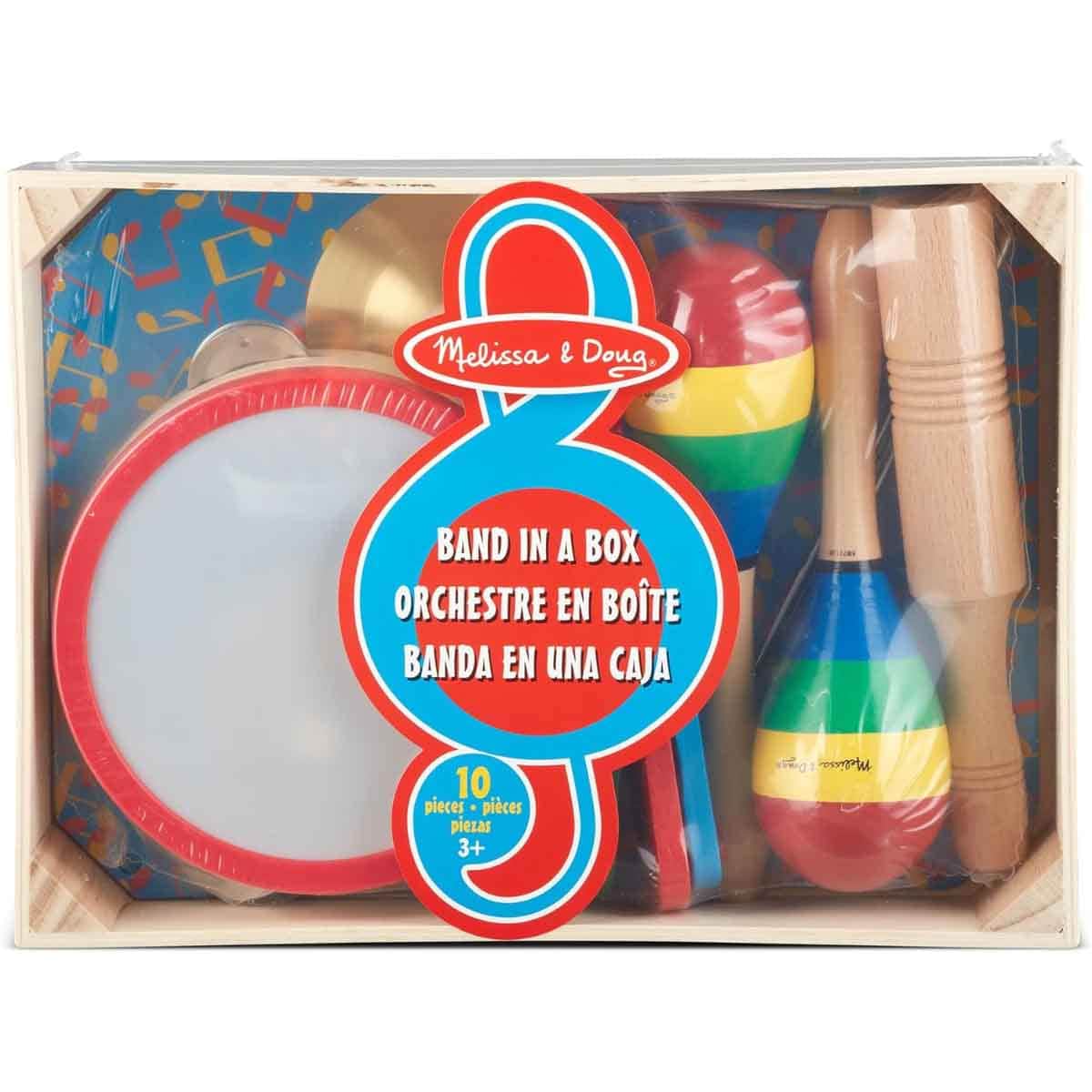 Melissa & Doug Band In A Box Clap! Clang! Tap Playset Unisex, 3-4 Years