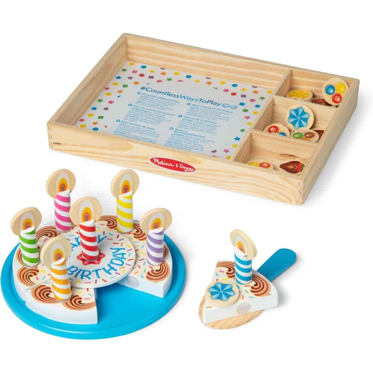 Melissa & Doug Birthday Party Cake Play Set Unisex, 3-4 Years