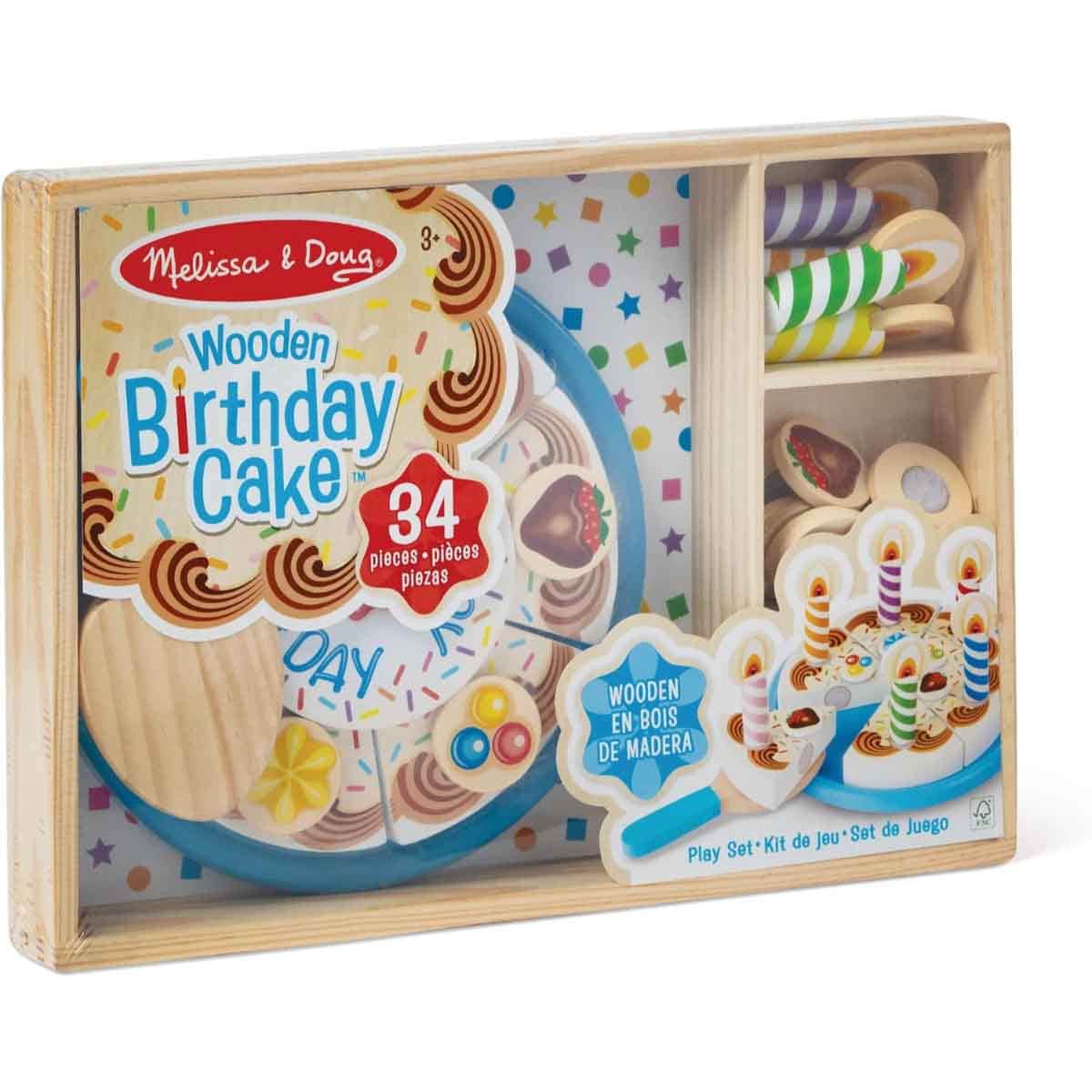 Melissa & Doug Birthday Party Cake Play Set Unisex, 3-4 Years