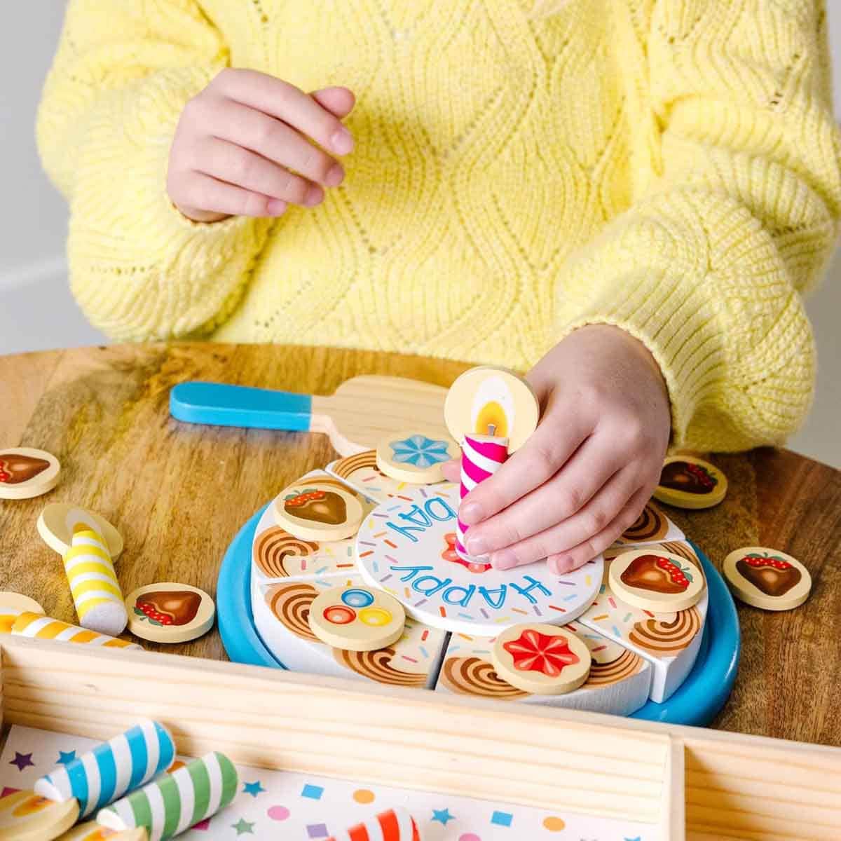Melissa & Doug Birthday Party Cake Play Set Unisex, 3-4 Years