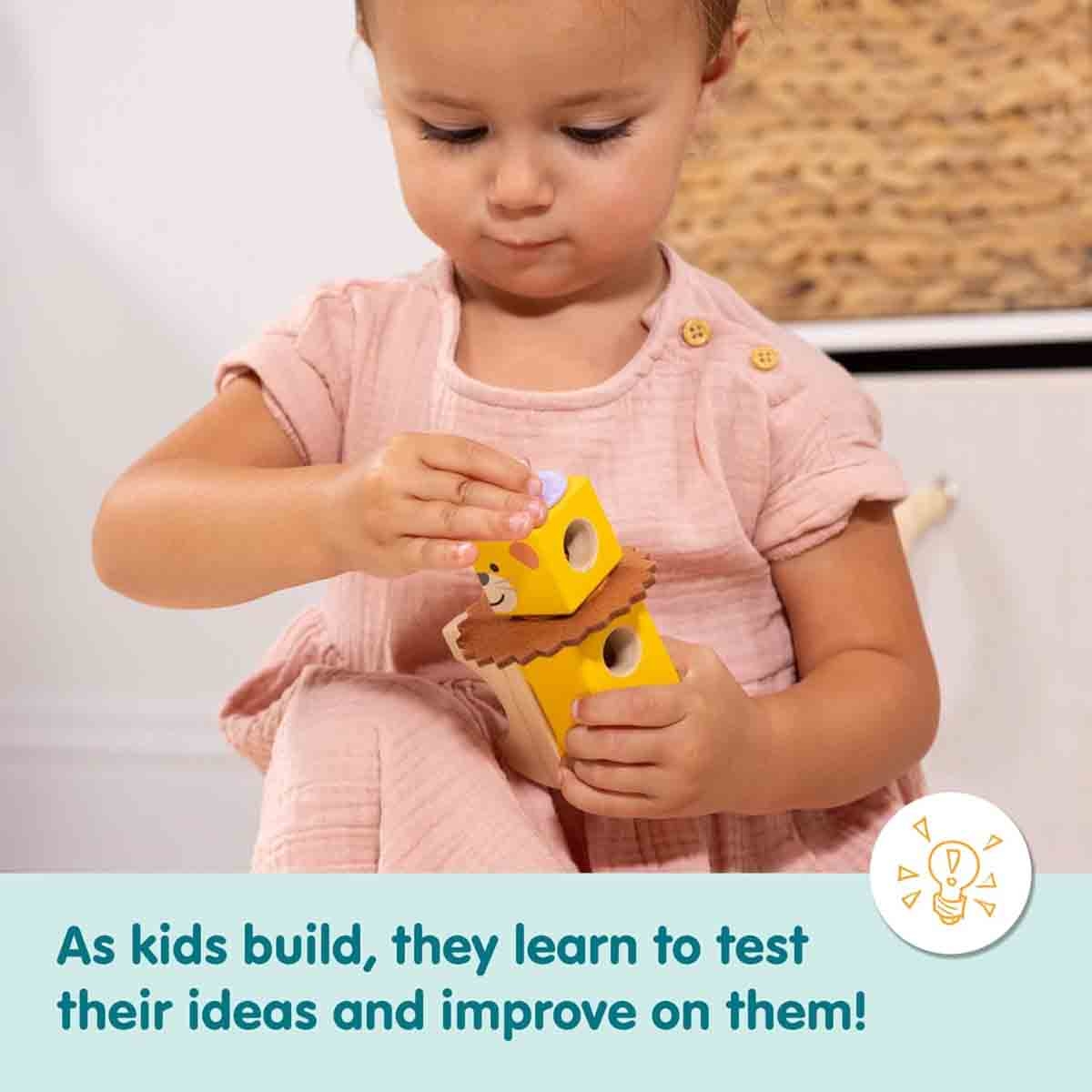 Melissa & Doug Blockables Safari Playset Unisex, 3-4 Years