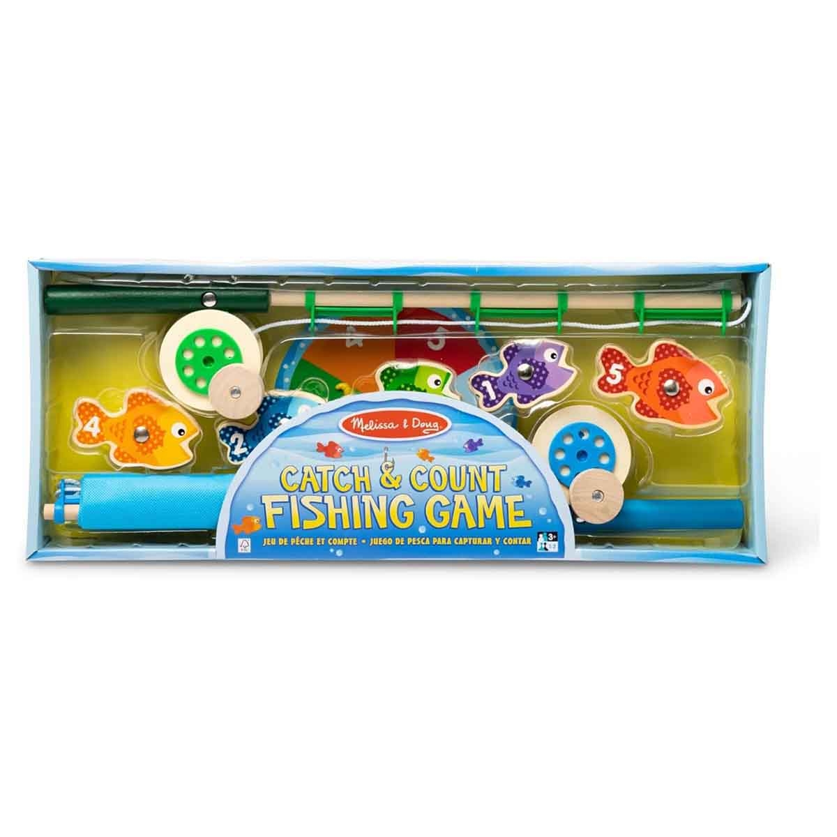 ميليسا آند دوغ لعبة صيد وعد خشبية مع عصاتين مغناطيسيتين للجنسين، 3-4 سنوات