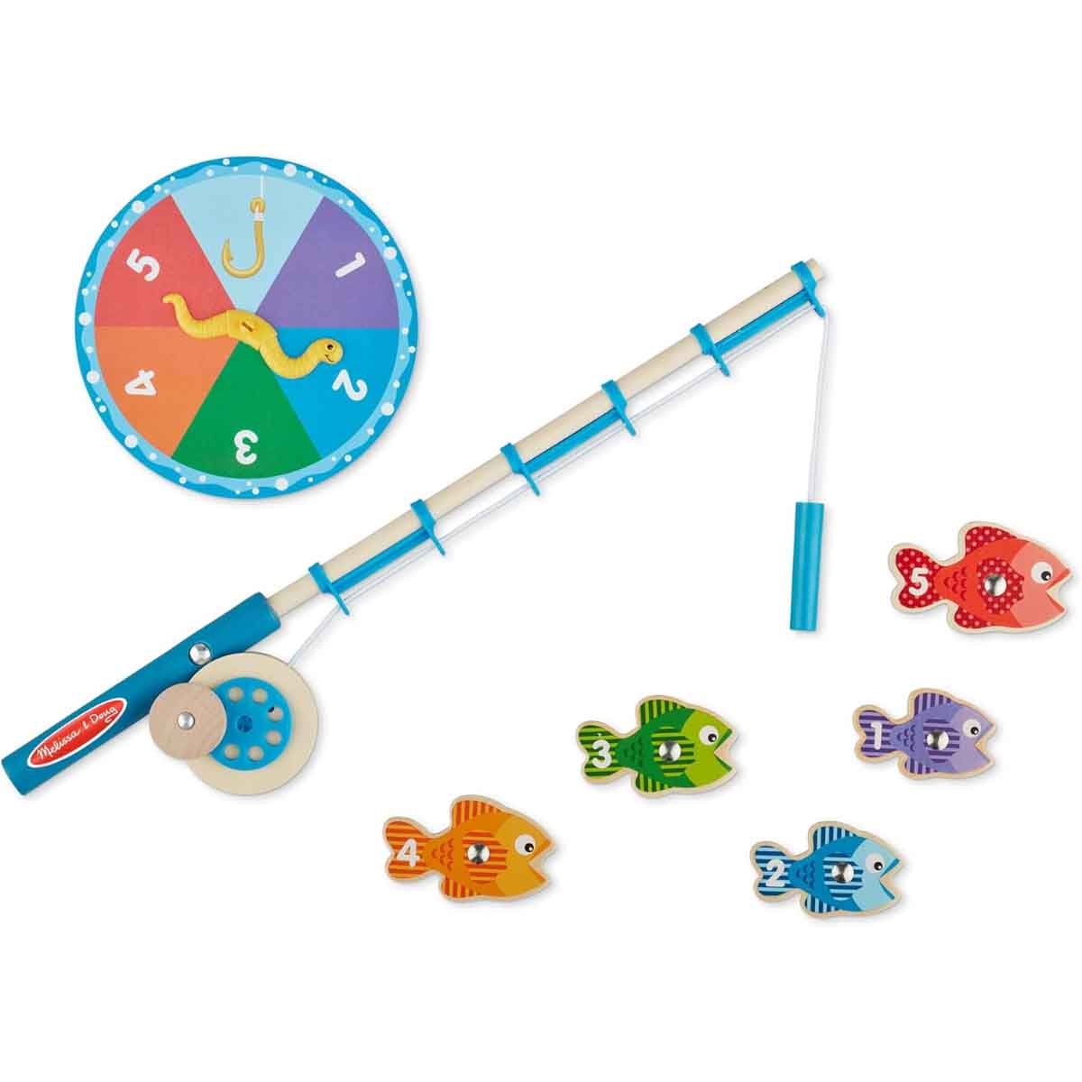 ميليسا آند دوغ لعبة صيد وعد خشبية مع عصاتين مغناطيسيتين للجنسين، 3-4 سنوات