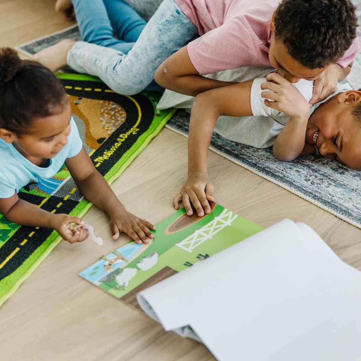 Melissa & Doug Habitats with Dress-Up Sticker Pad & Compound Kings Slime Bundle Unisex, 3-4 Years