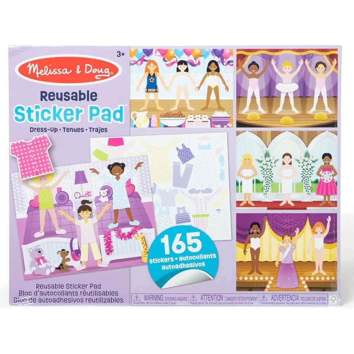 Melissa & Doug Habitats with Dress-Up Sticker Pad & Compound Kings Slime Bundle Unisex, 3-4 Years