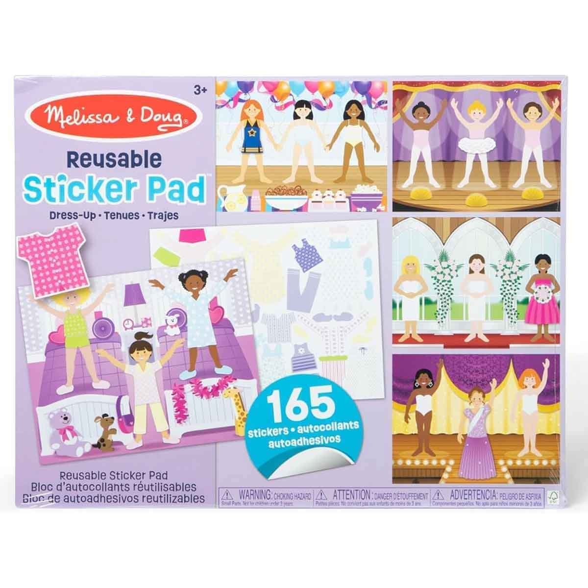 Melissa & Doug Habitats with Dress-Up Sticker Pad & Compound Kings Slime Bundle Unisex, 3-4 Years