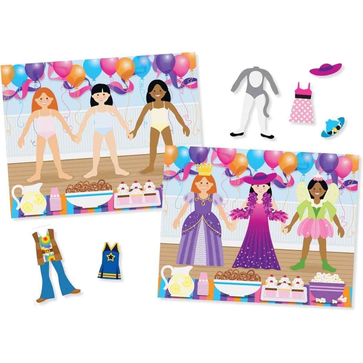 Melissa & Doug Habitats with Dress-Up Sticker Pad & Compound Kings Slime Bundle Unisex, 3-4 Years