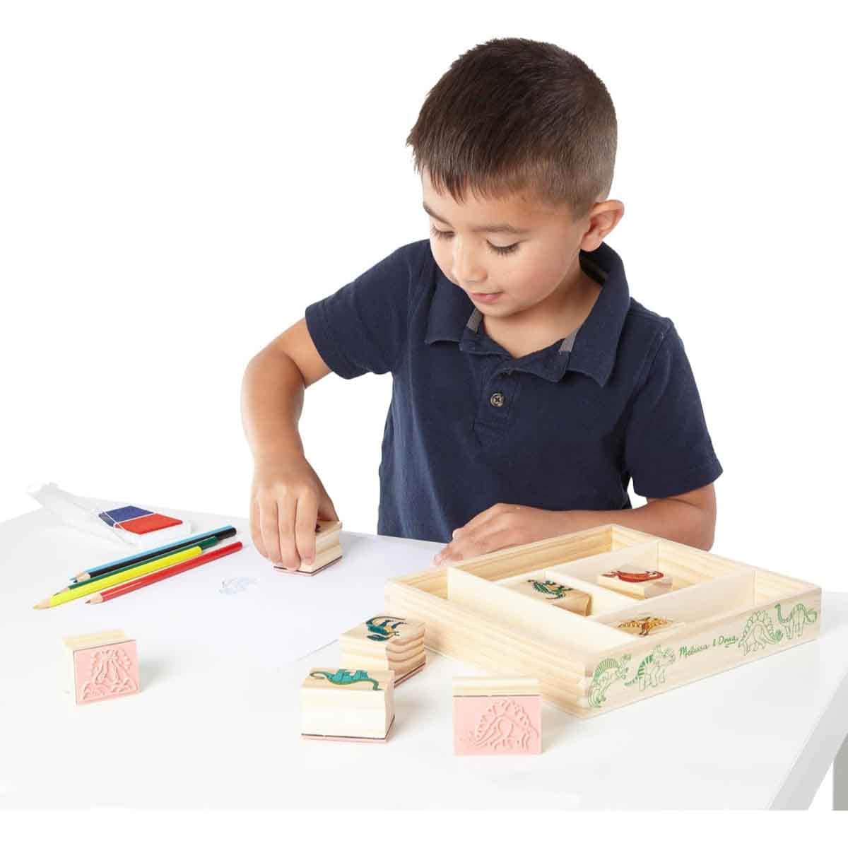 Melissa & Doug MAC ARS Dinosaur Stamp Playset Unisex, 5-7 Years