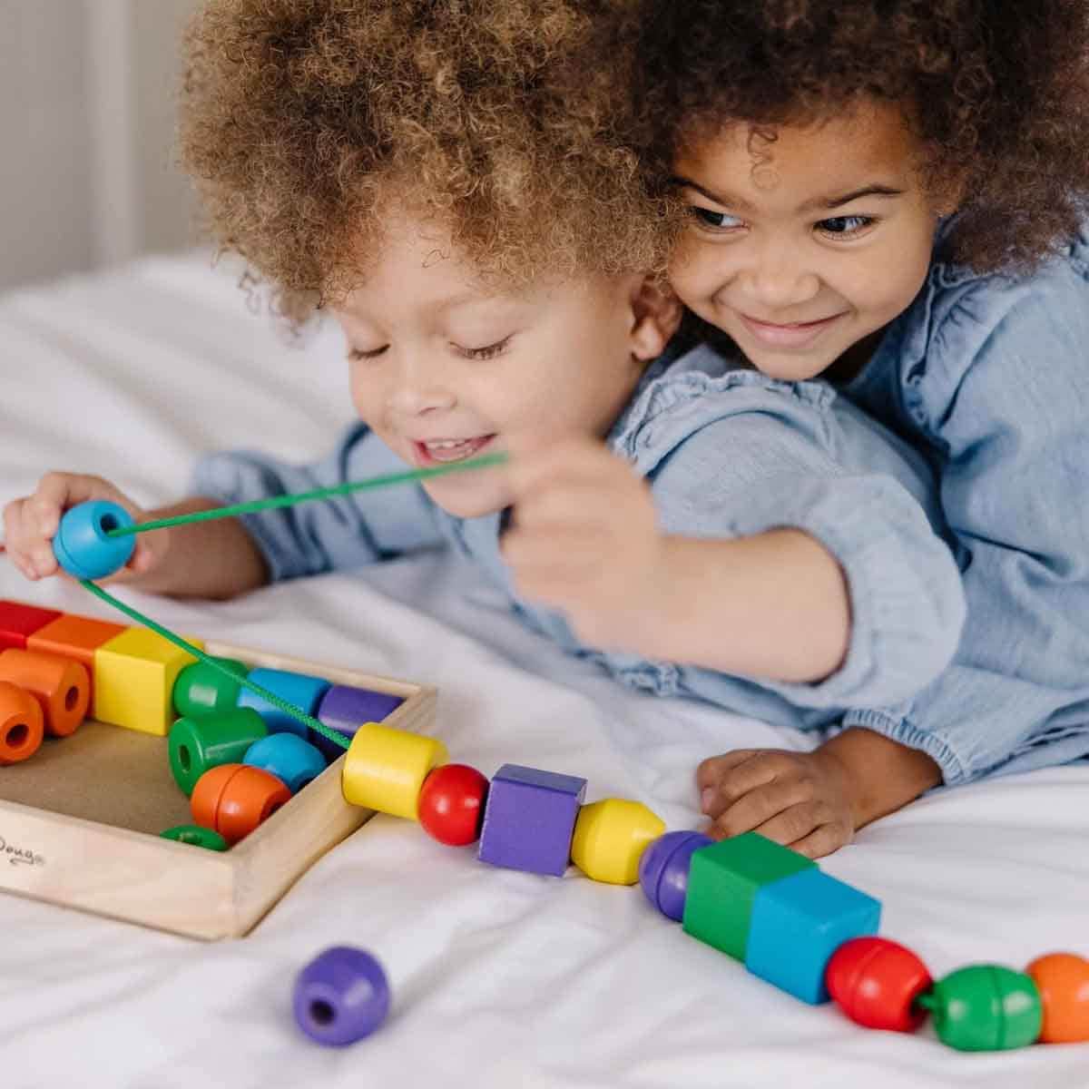 Melissa & Doug MDT MSK Primary Lacing Beads Kit Unisex, 3-4 Years