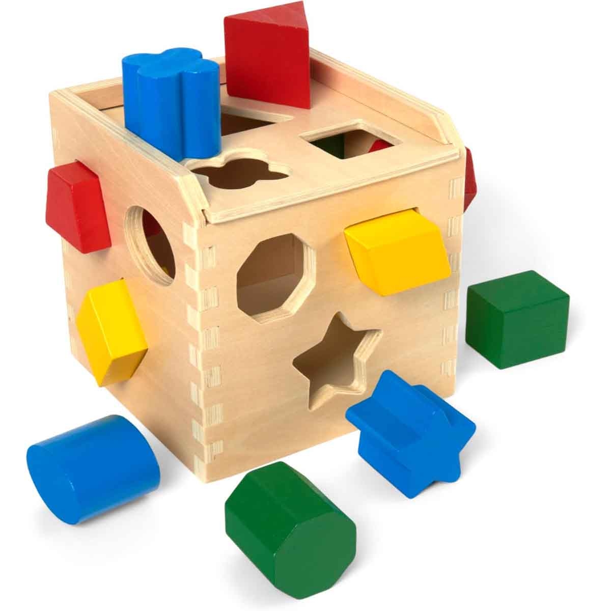 Melissa & Doug MDT MSK Shape Sorting Cube Toy Unisex, 3-4 Years