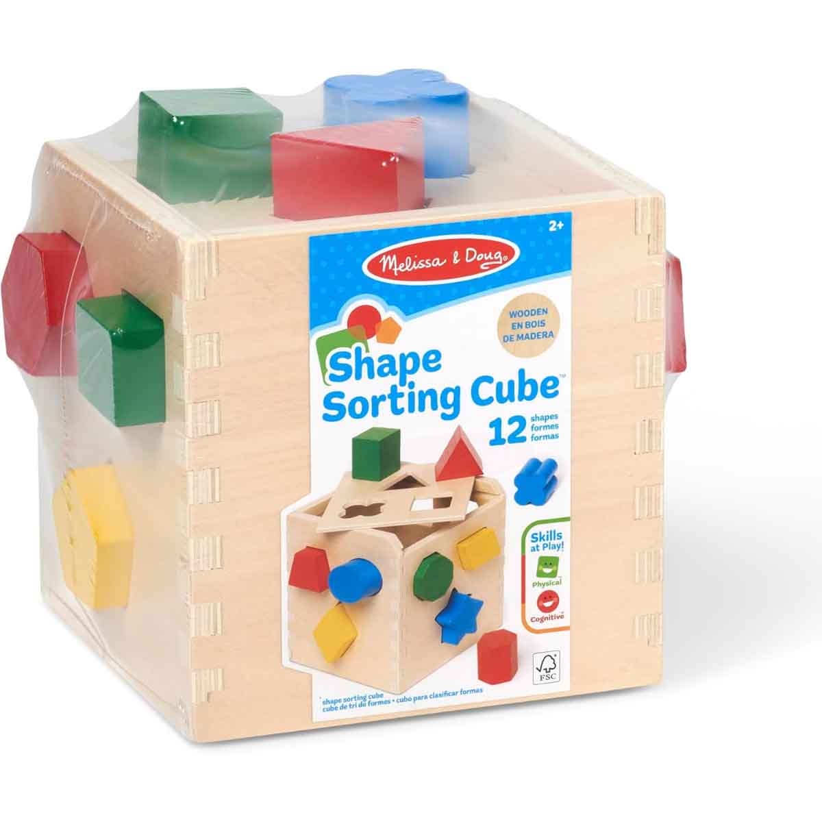 Melissa & Doug MDT MSK Shape Sorting Cube Toy Unisex, 3-4 Years