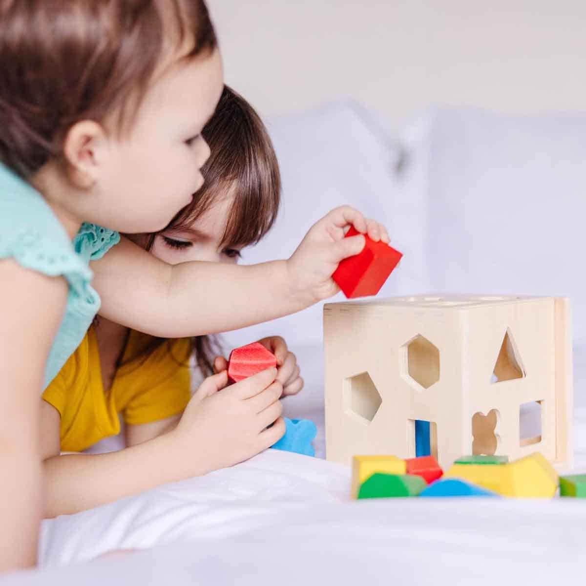 ميليسا آند دوغ مكعب فرز الأشكال للجنسين، عمر 3-4 سنوات