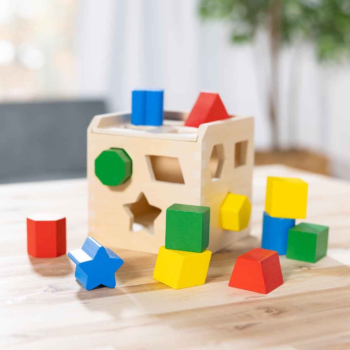 Melissa & Doug MDT MSK Shape Sorting Cube Toy Unisex, 3-4 Years