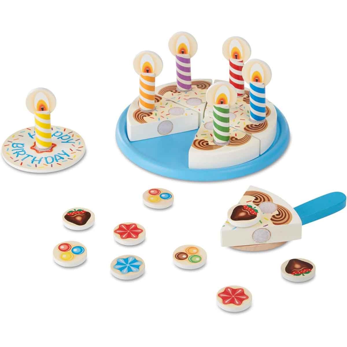 Melissa & Doug MPP PLF Birthday Cake Play Food Playset Unisex, 3-4 Years