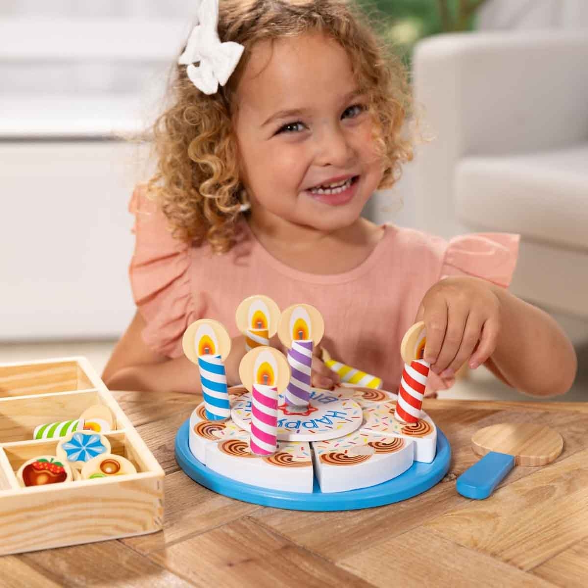 Melissa & Doug MPP PLF Birthday Cake Play Food Playset Unisex, 3-4 Years