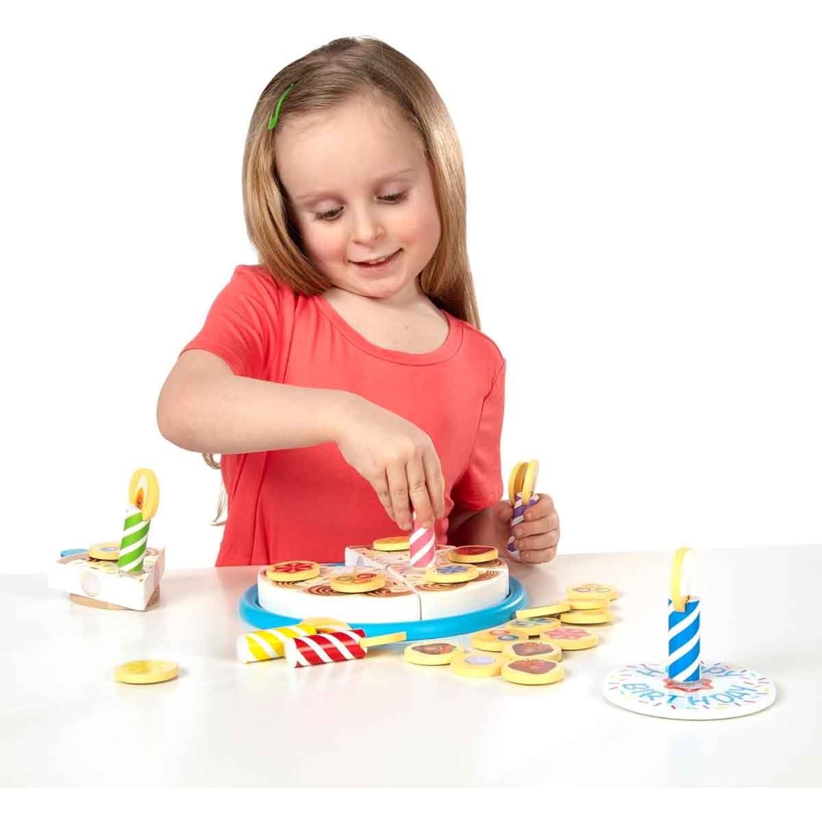 Melissa & Doug MPP PLF Birthday Cake Play Food Playset Unisex, 3-4 Years