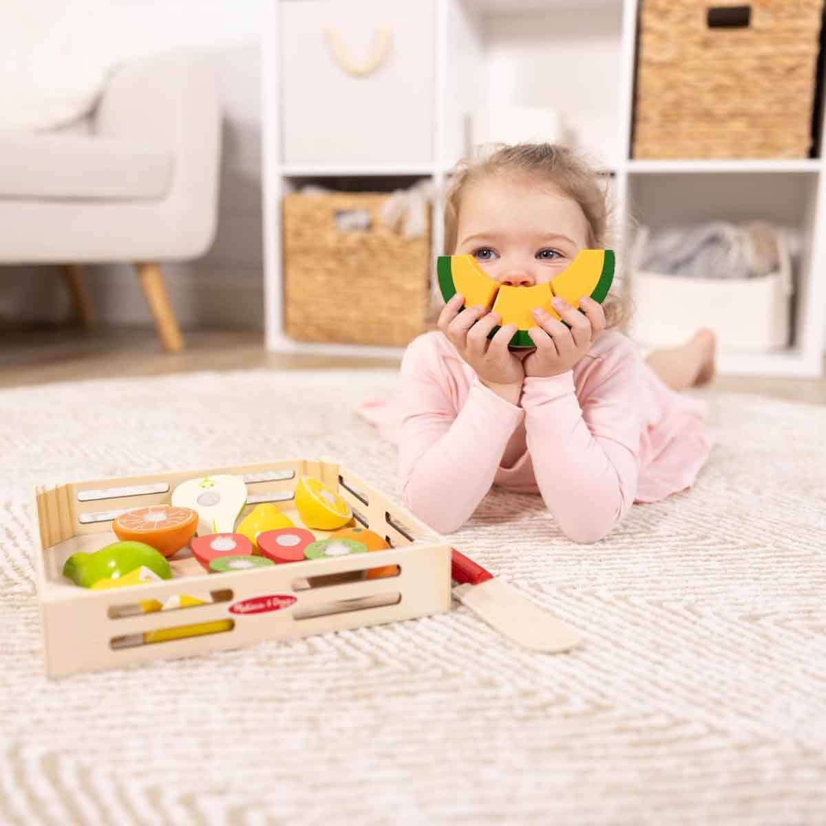 Melissa & Doug MPP PLF Cutting Fruit Play Food Playset Unisex, 3-4 Years